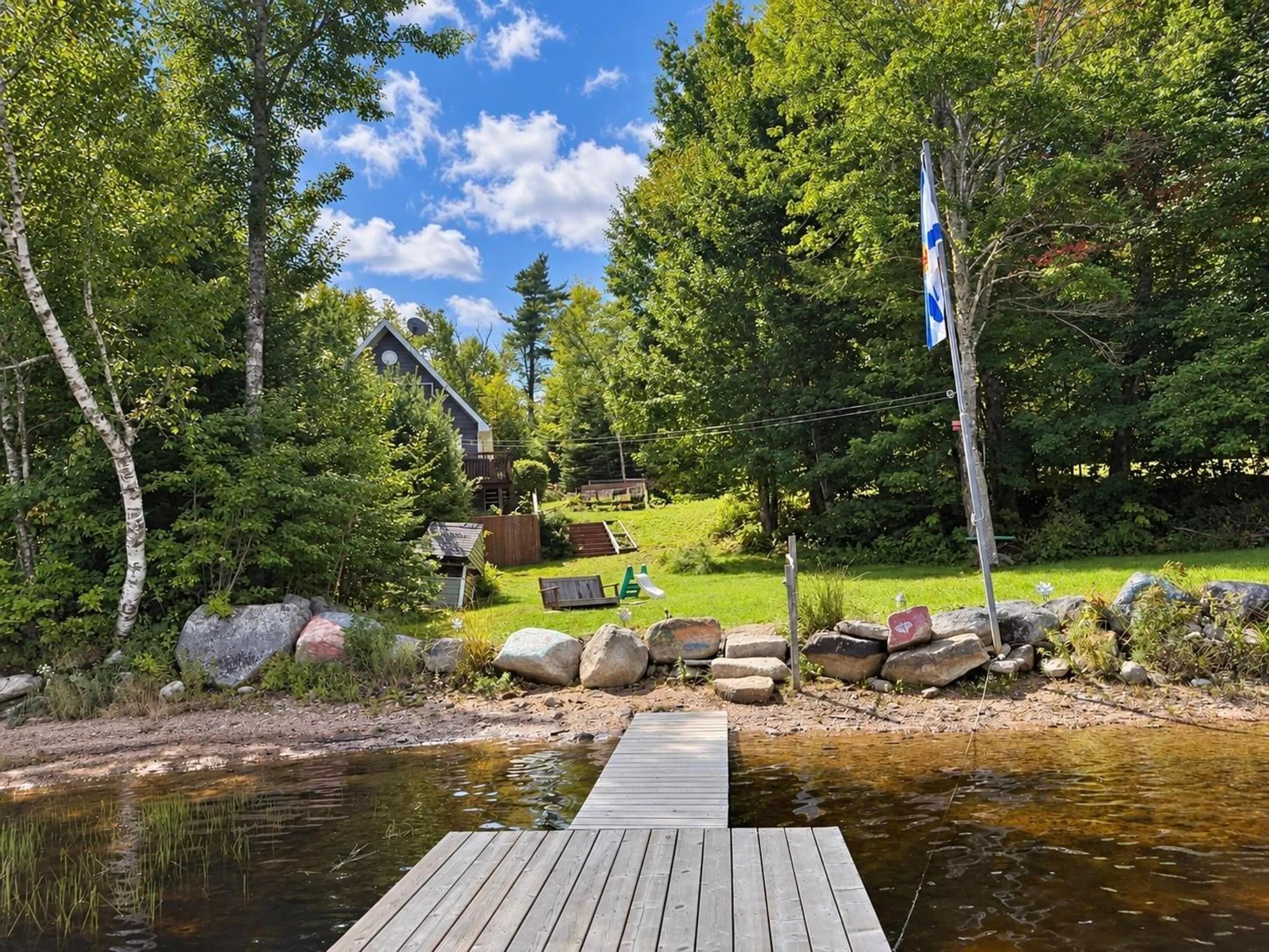 Patio, water/lake/river/ocean view for 120 Birch Grove Dr, East Dalhousie Nova Scotia B0R 1H0
