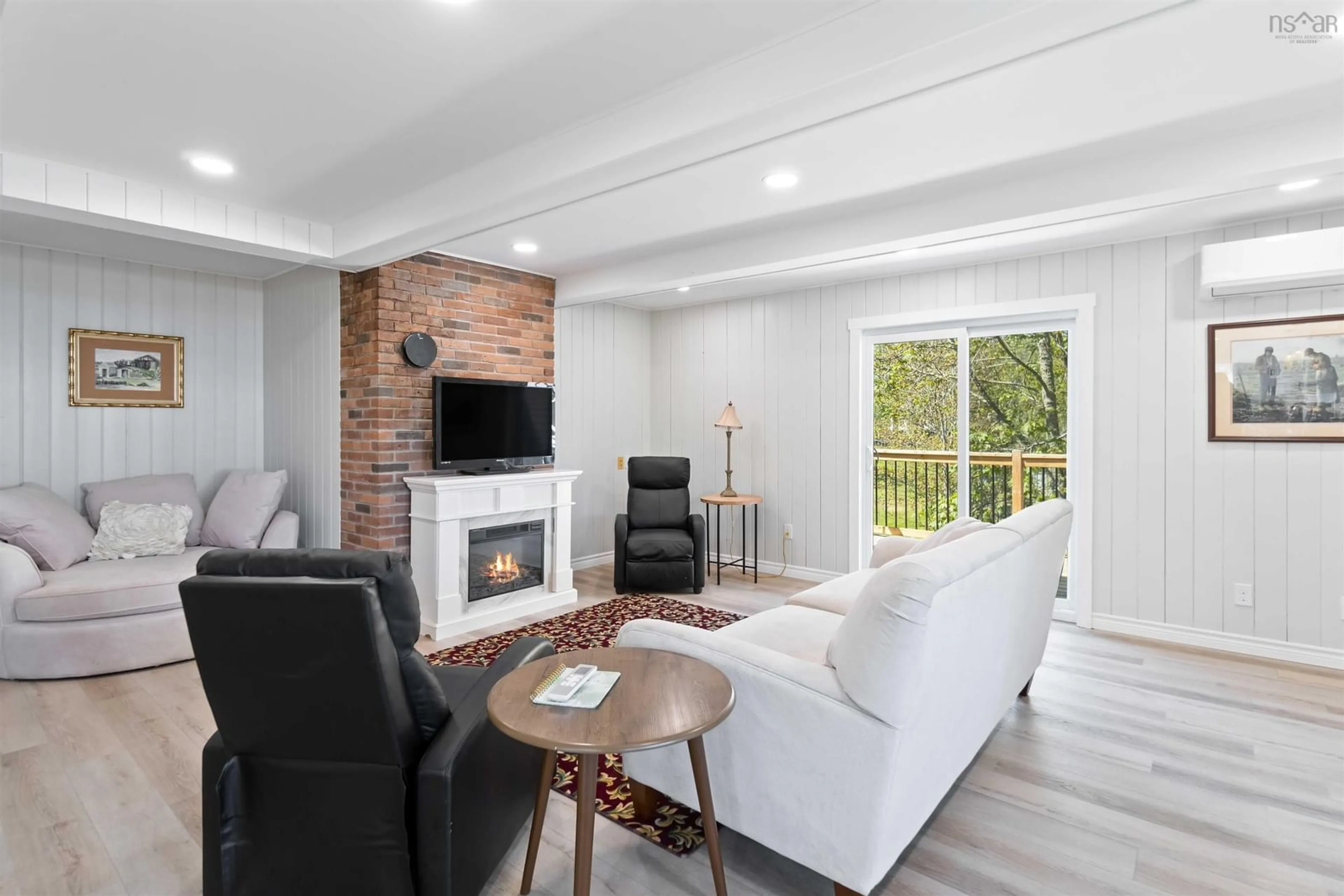Living room with furniture, unknown for 18 Woodman Rd, Wolfville Nova Scotia B4P 2M5