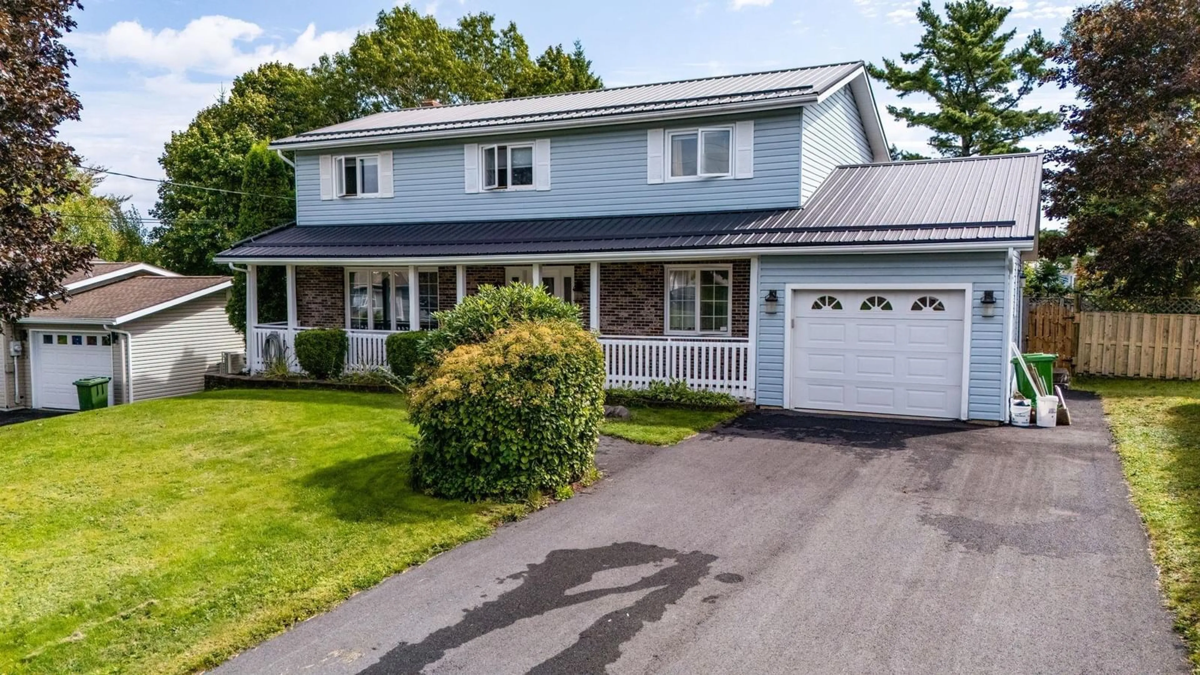 Home with vinyl exterior material, street for 46 Cherry Lane, Bridgewater Nova Scotia B4V 3S3