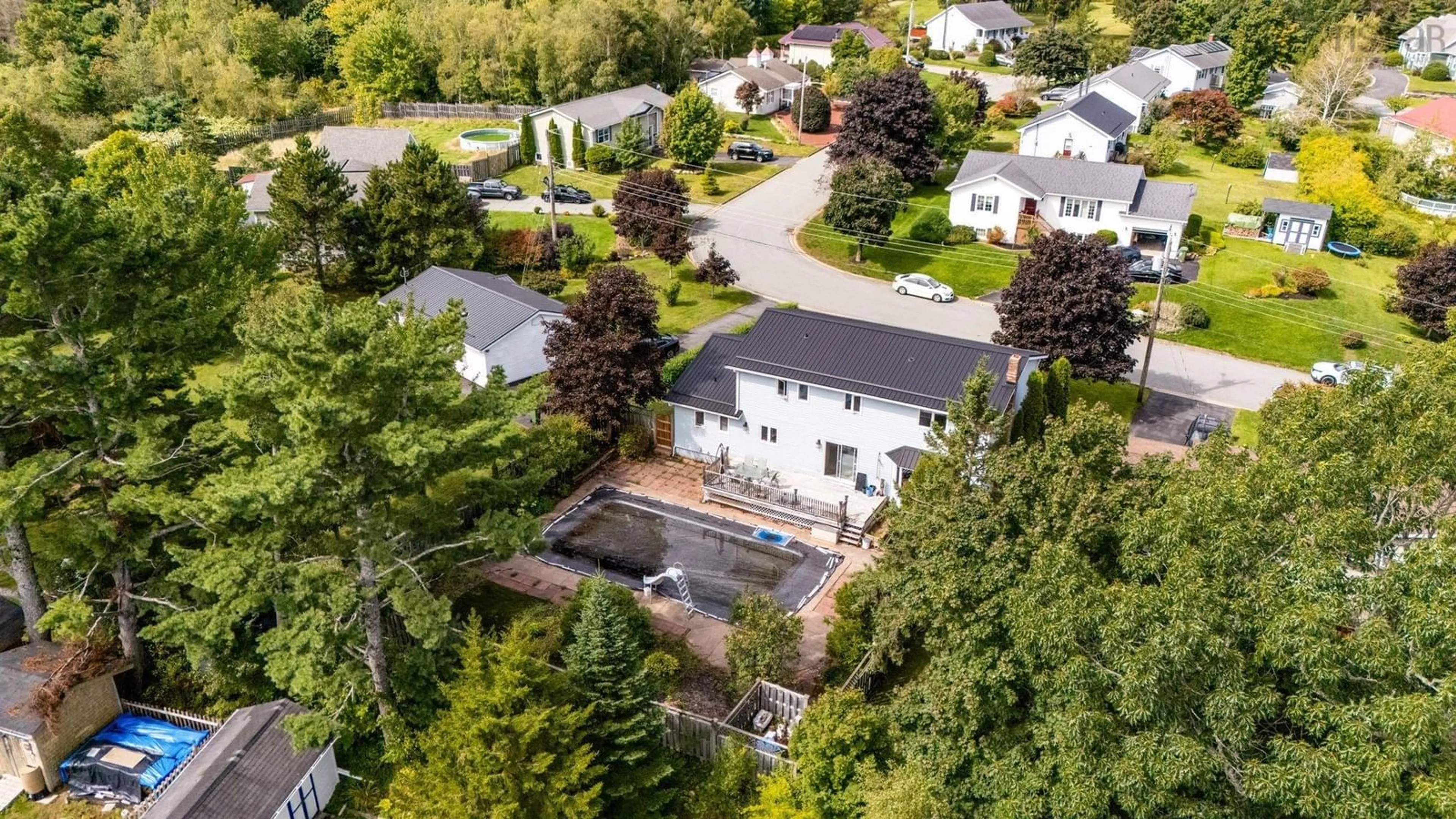 A pic from outside/outdoor area/front of a property/back of a property/a pic from drone, street for 46 Cherry Lane, Bridgewater Nova Scotia B4V 3S3
