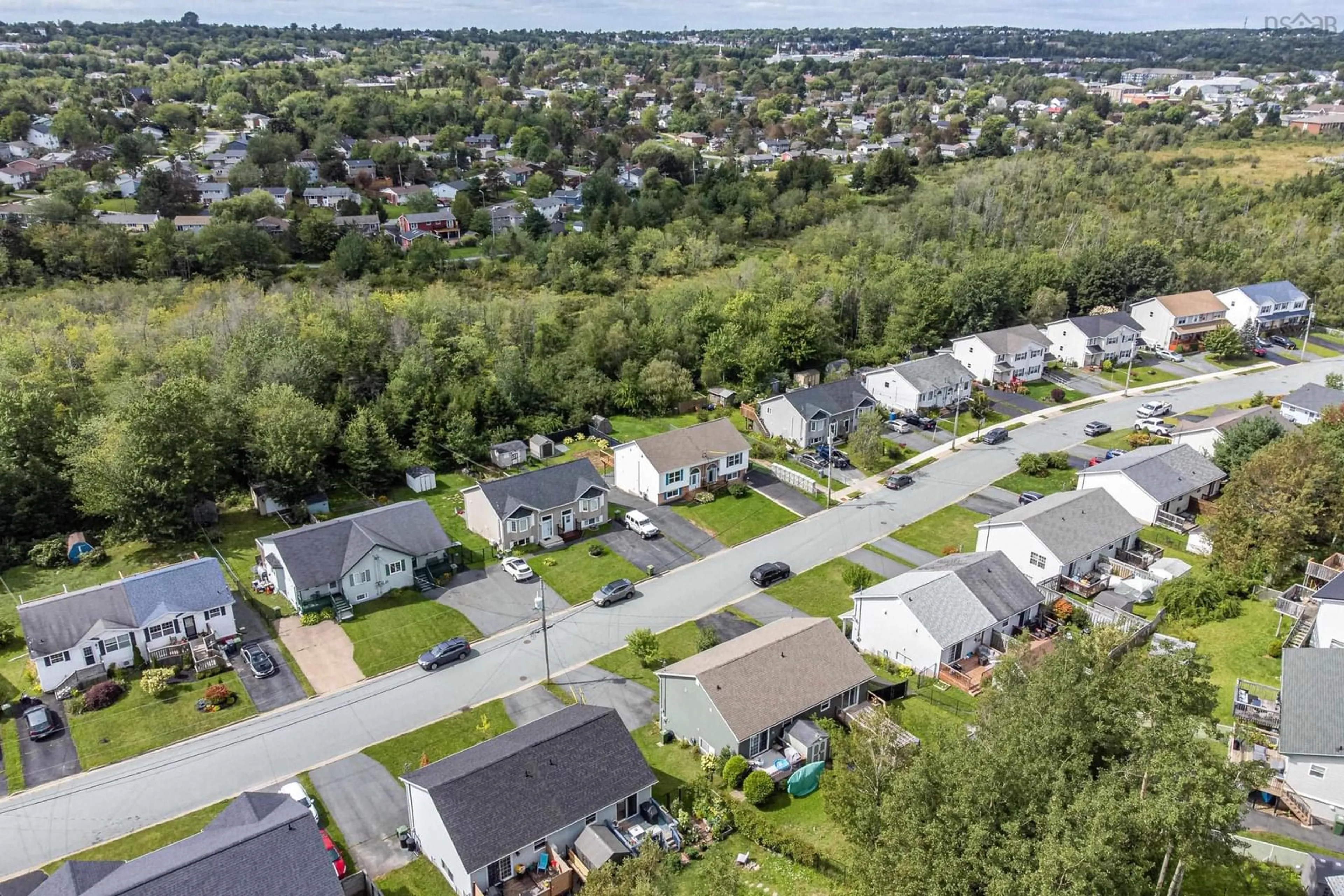 A pic from outside/outdoor area/front of a property/back of a property/a pic from drone, street for 33 Brookview Dr, Cole Harbour Nova Scotia B2V 2V5