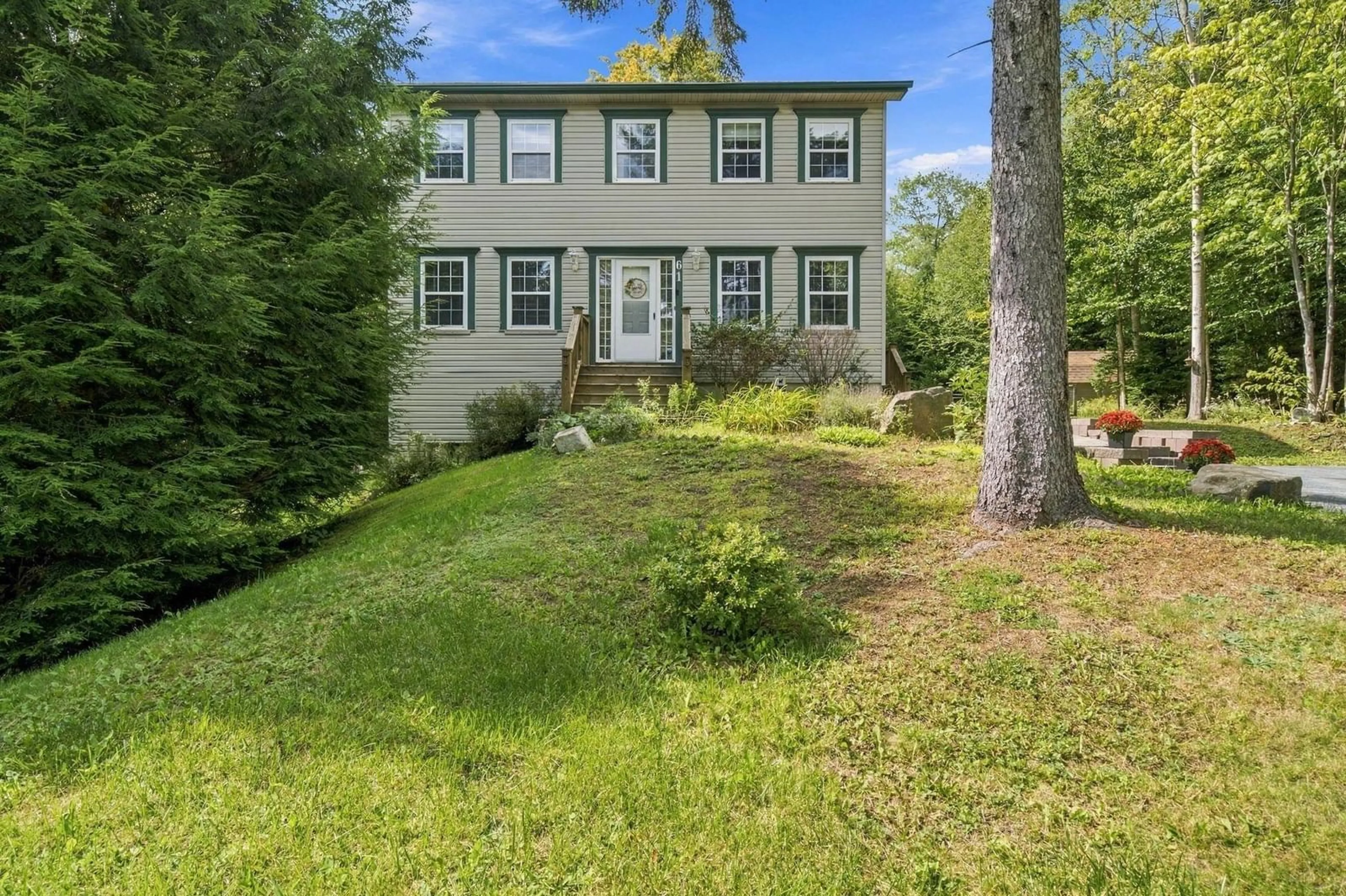 A pic from outside/outdoor area/front of a property/back of a property/a pic from drone, street for 61 Terradore Lane, Hammonds Plains Nova Scotia B4B 1S7