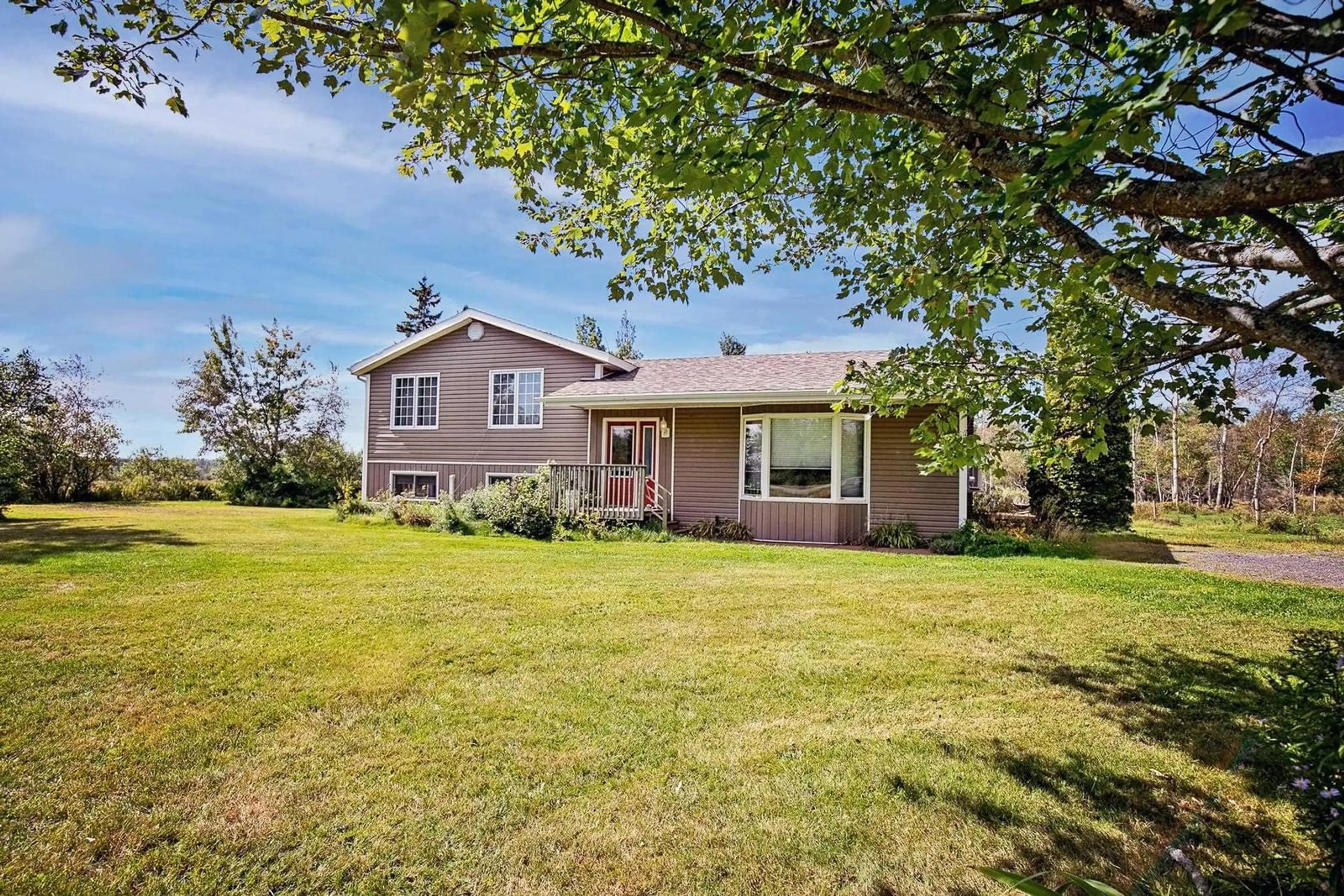 A pic from outside/outdoor area/front of a property/back of a property/a pic from drone, street for 1127 Ferry Rd, Fox Harbour Nova Scotia B0K 1Y0