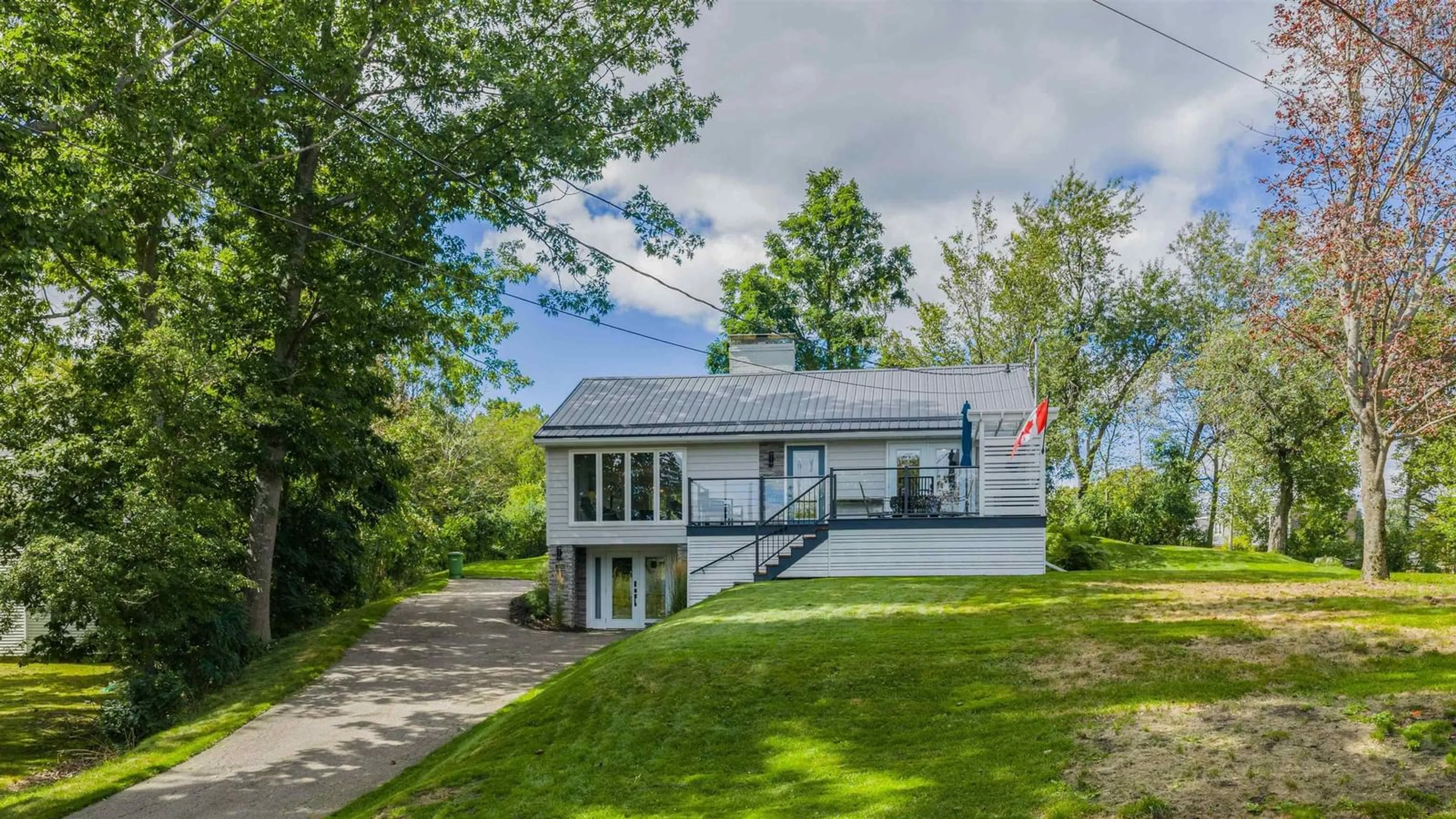 A pic from outside/outdoor area/front of a property/back of a property/a pic from drone, water/lake/river/ocean view for 280 Terrace St, New Glasgow Nova Scotia B2H 1R5