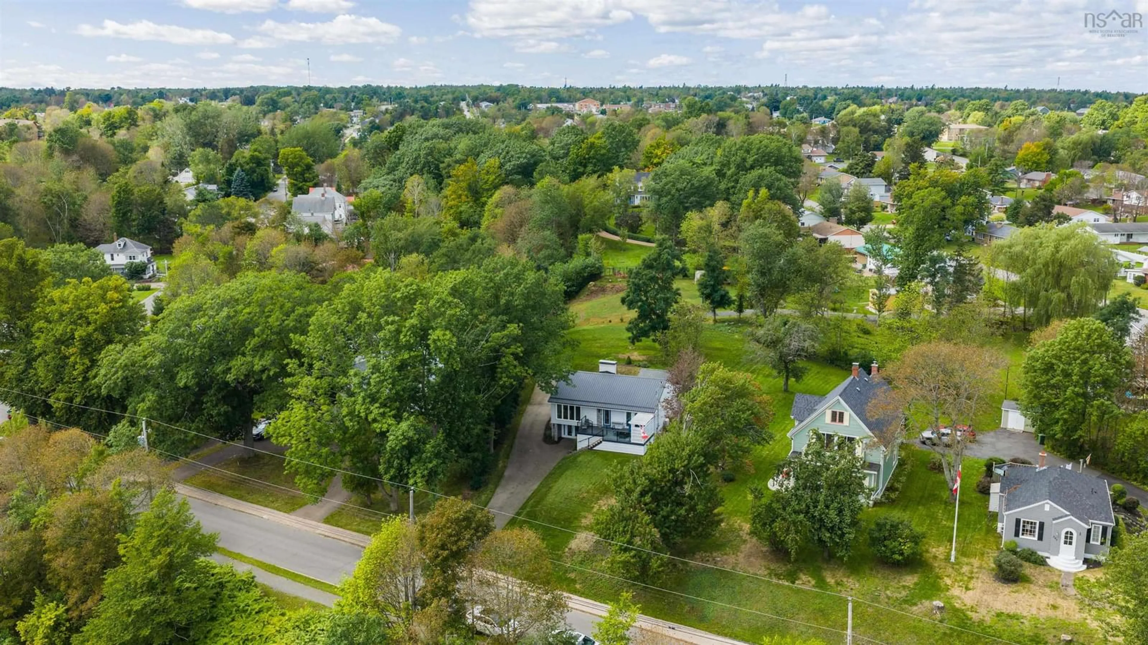 A pic from outside/outdoor area/front of a property/back of a property/a pic from drone, street for 280 Terrace St, New Glasgow Nova Scotia B2H 1R5