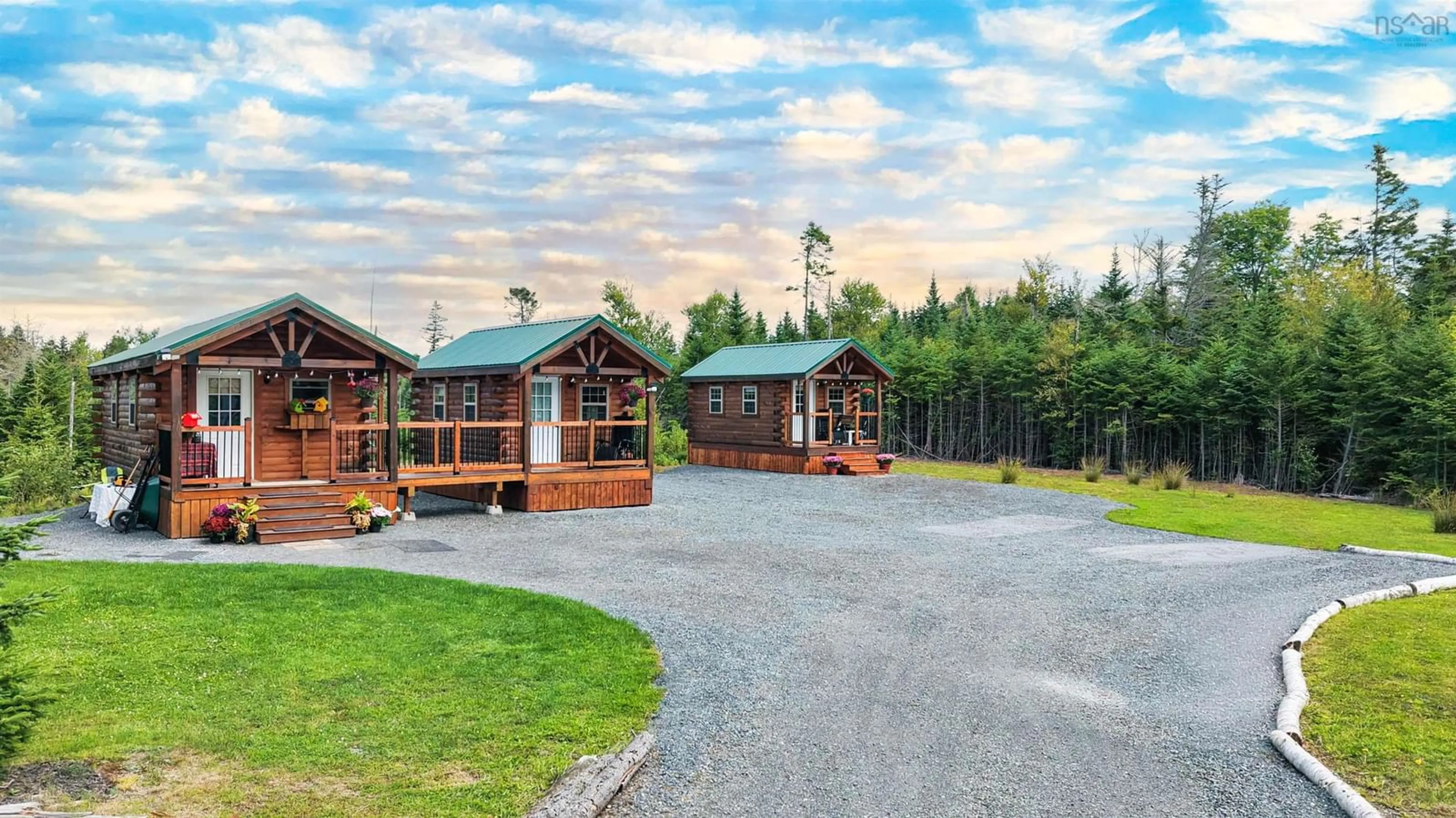 A pic from outside/outdoor area/front of a property/back of a property/a pic from drone, unknown for 359 Shore Rd, Caribou River Nova Scotia B0K 1H0