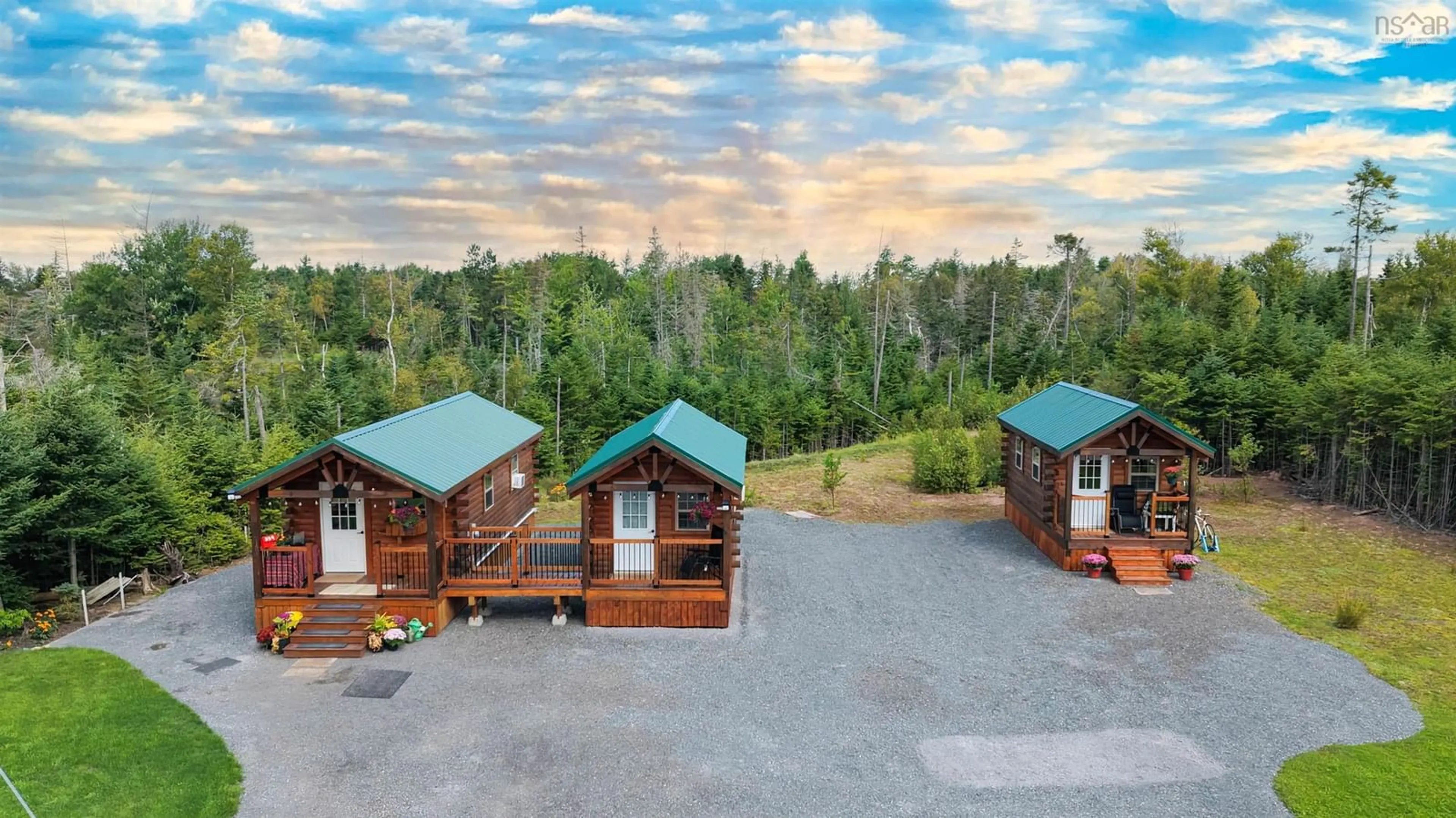 A pic from outside/outdoor area/front of a property/back of a property/a pic from drone, unknown for 359 Shore Rd, Caribou River Nova Scotia B0K 1H0