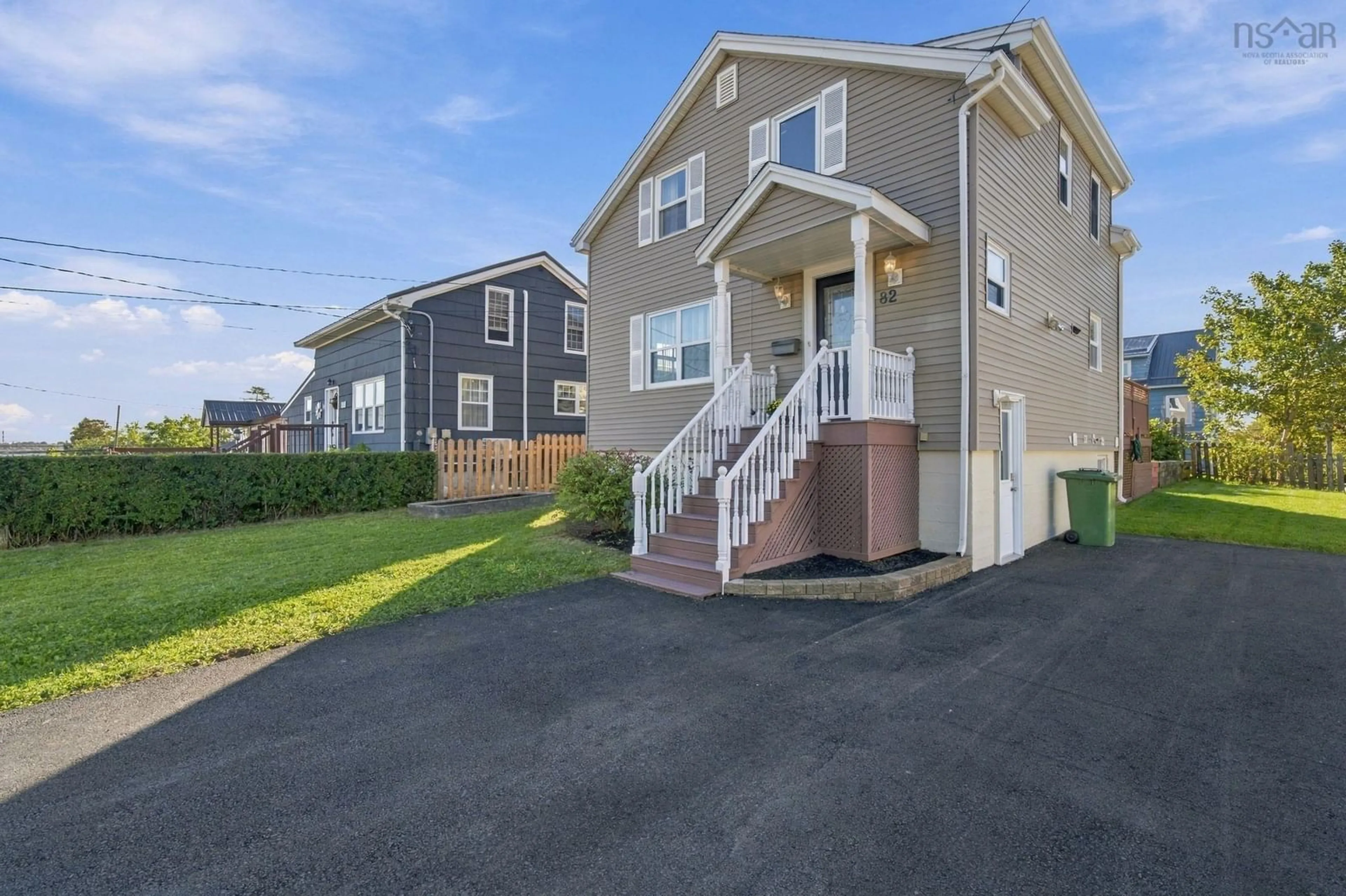 Home with vinyl exterior material, street for 82 Coronation Ave, Fairview Nova Scotia B2Y 3E7