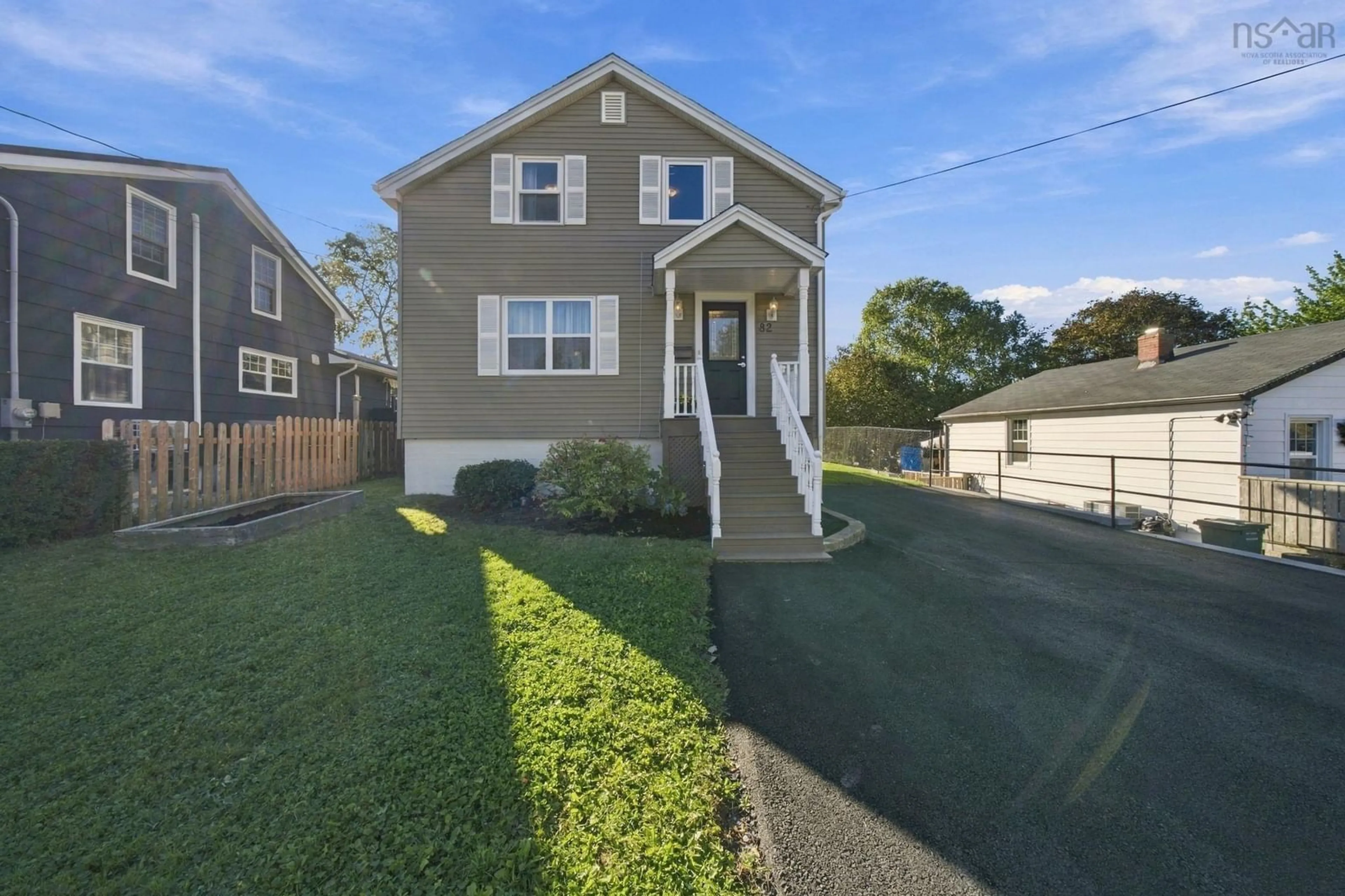 Home with vinyl exterior material, street for 82 Coronation Ave, Fairview Nova Scotia B2Y 3E7