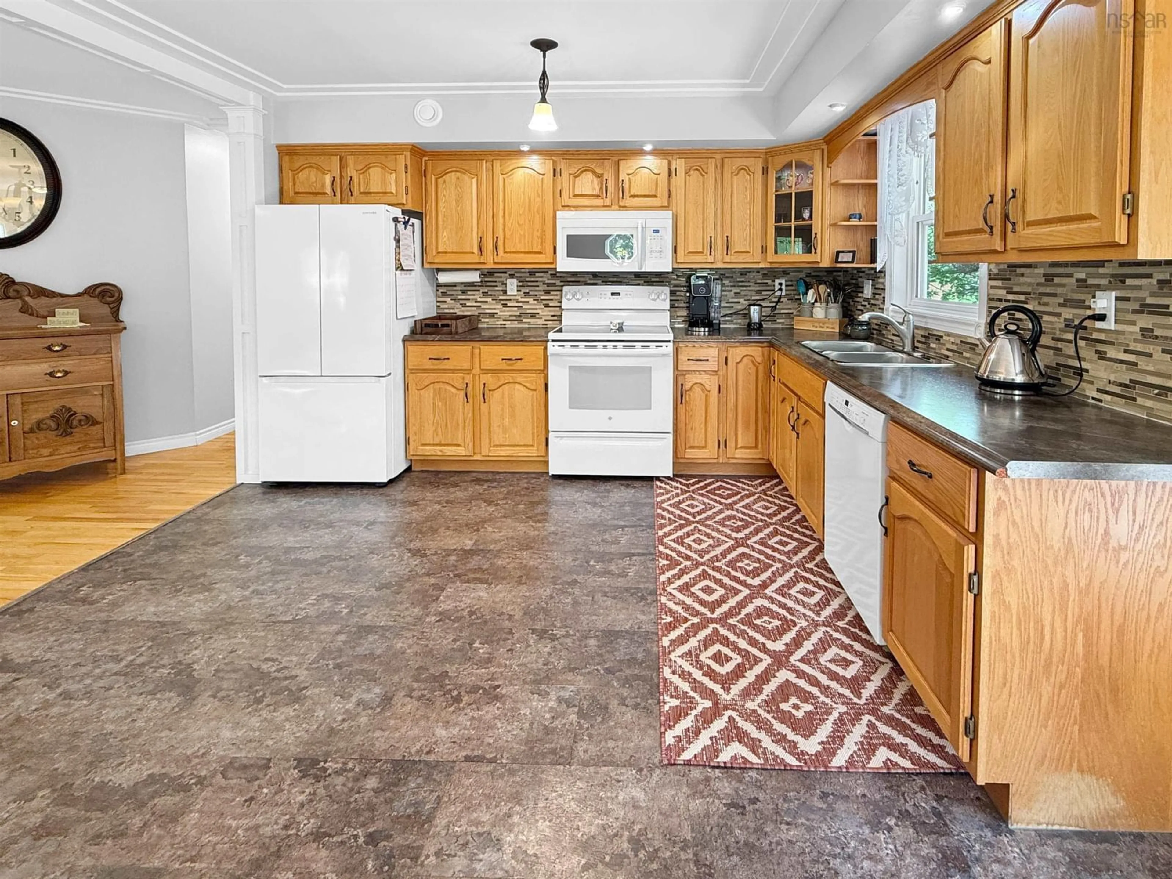 Standard kitchen, ceramic/tile floor for 39 Westview Dr, Mount William Nova Scotia B2H 5C6