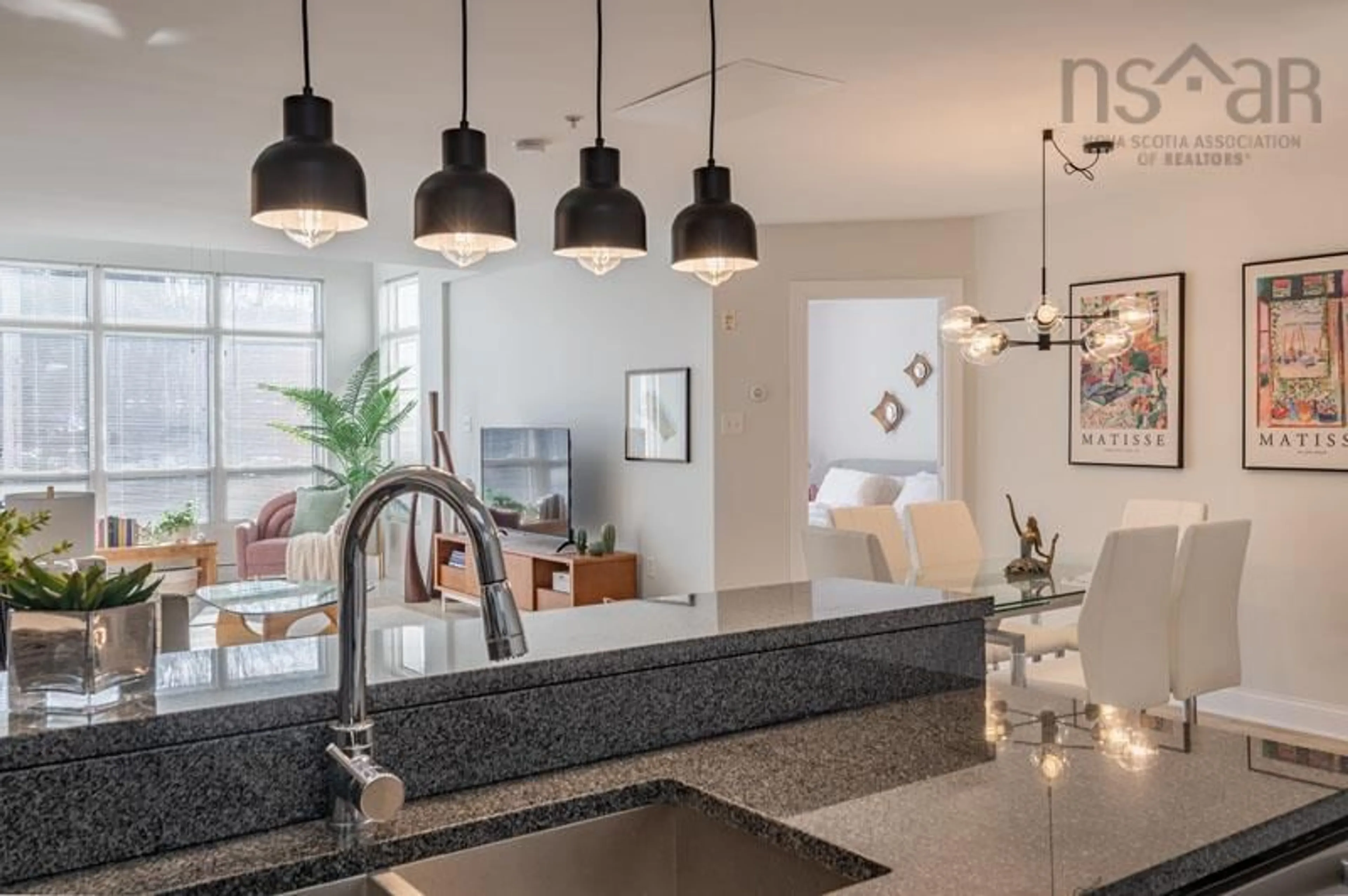 Open concept kitchen, ceramic/tile floor for 3807 Mont Blanc Terr #115, Halifax Nova Scotia B3K 6R9