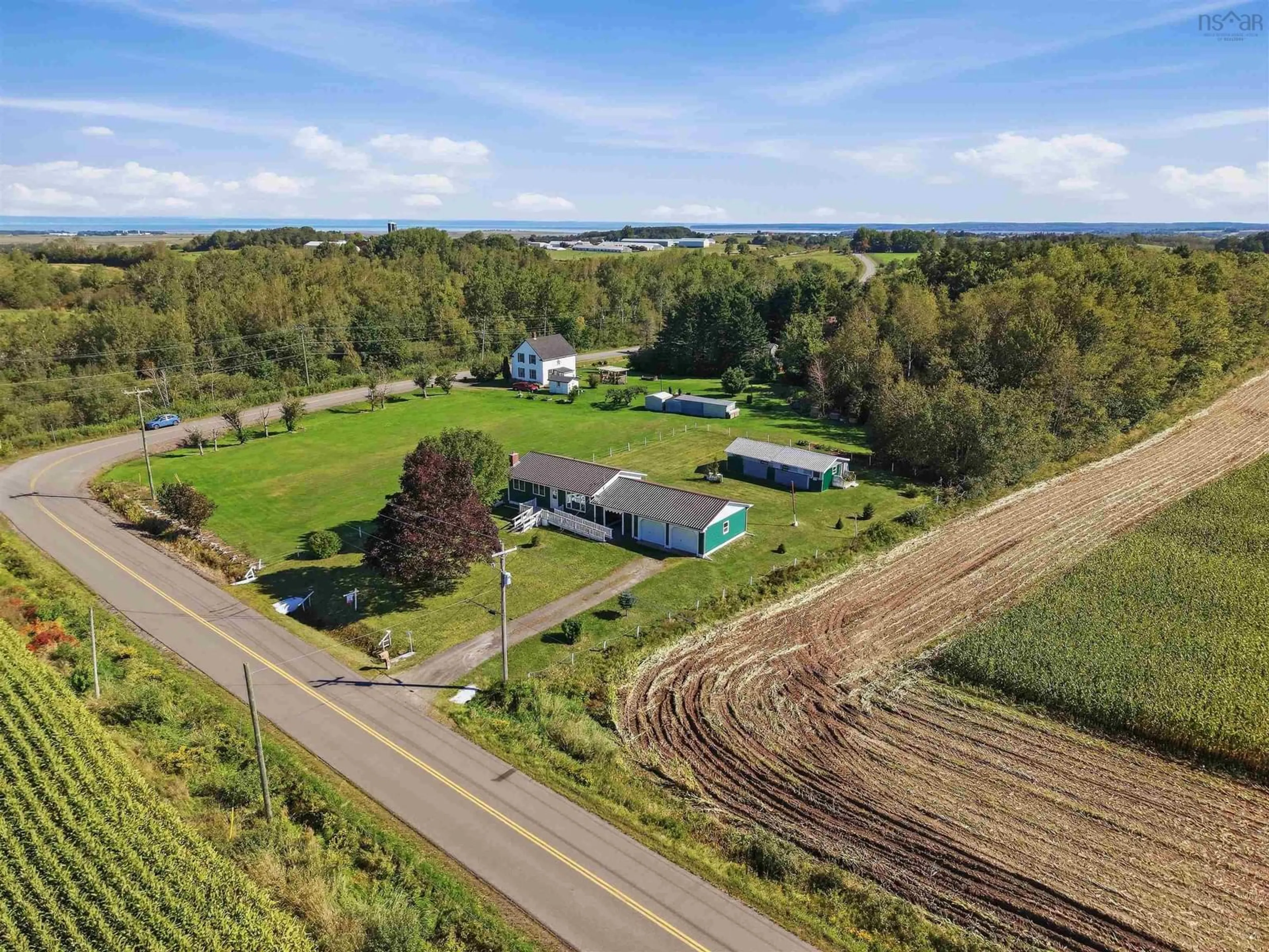 A pic from outside/outdoor area/front of a property/back of a property/a pic from drone, unknown for 224 Martin Cross Rd, Melanson Nova Scotia B4P 2R1