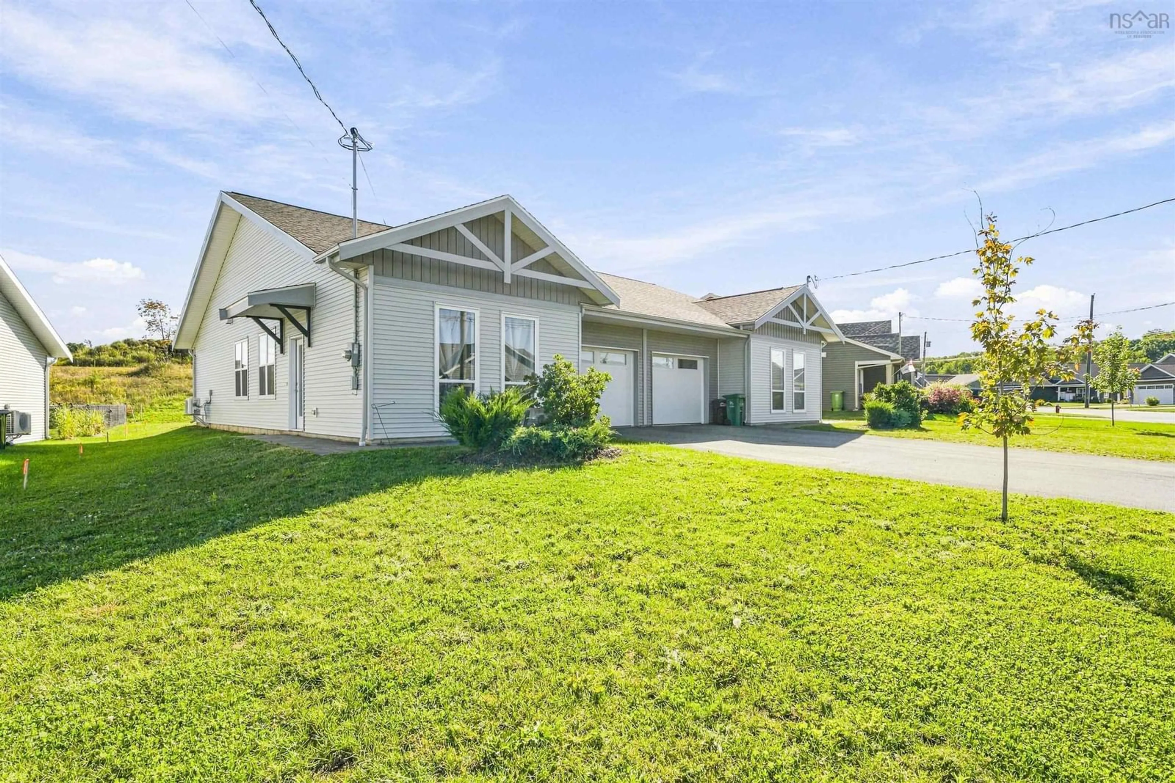 Home with vinyl exterior material, street for 71 Thistle St, Falmouth Nova Scotia B0P 1P0