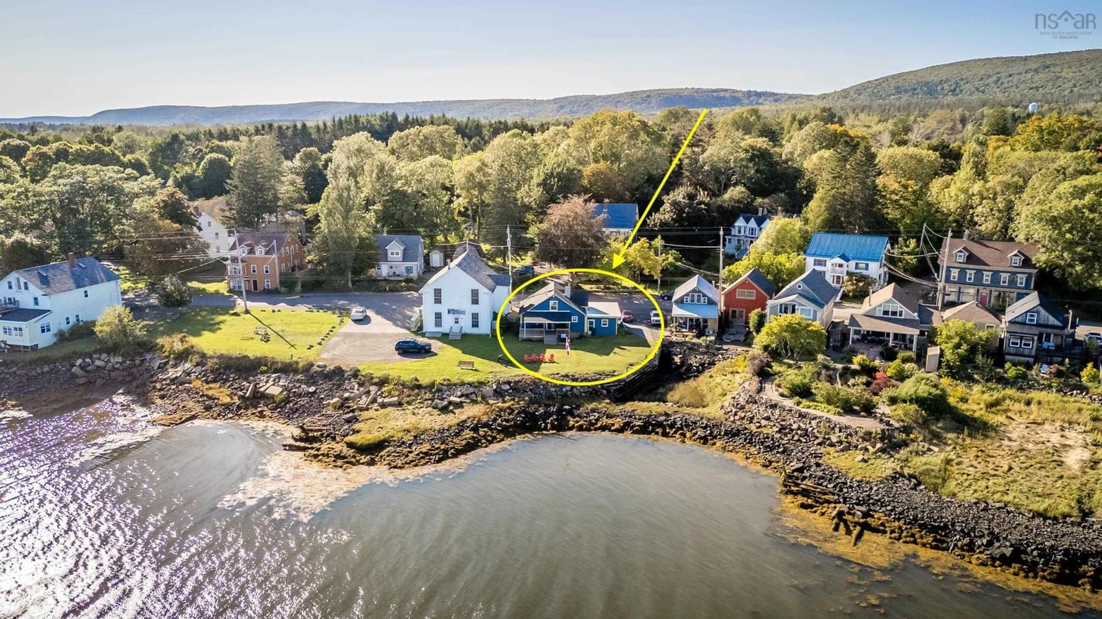 A pic from outside/outdoor area/front of a property/back of a property/a pic from drone, water/lake/river/ocean view for 5358 Granville Rd, Granville Ferry Nova Scotia B0S 1A0