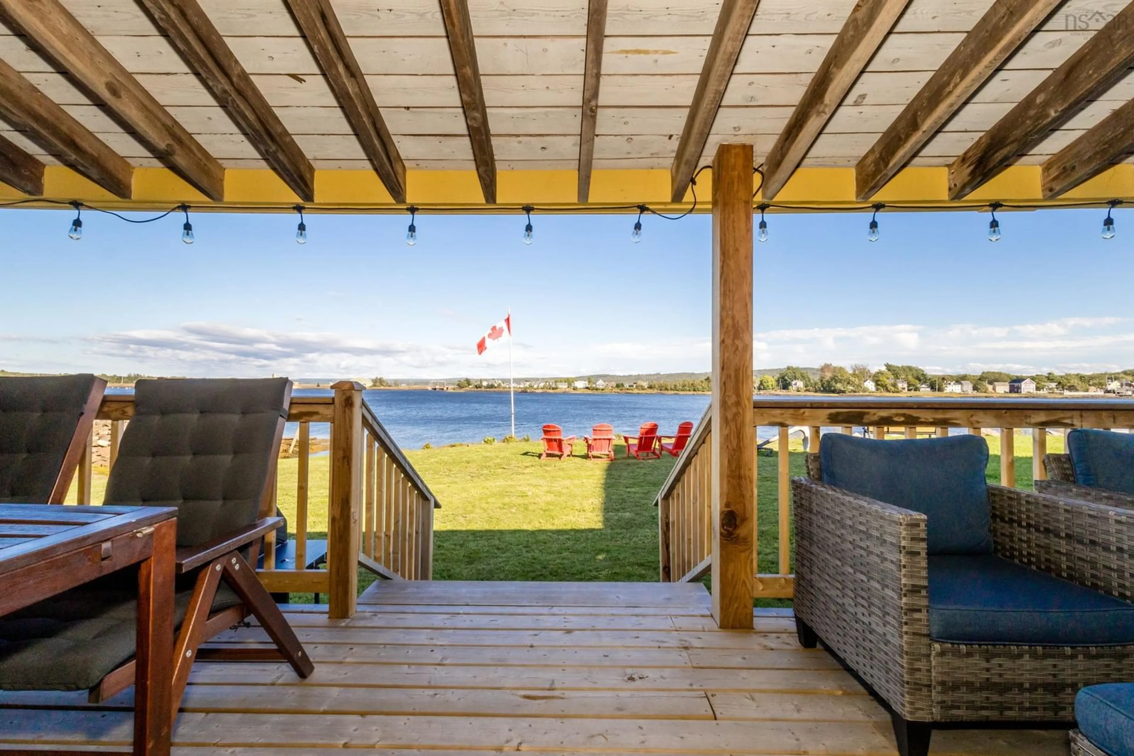 Patio, water/lake/river/ocean view for 5358 Granville Rd, Granville Ferry Nova Scotia B0S 1A0