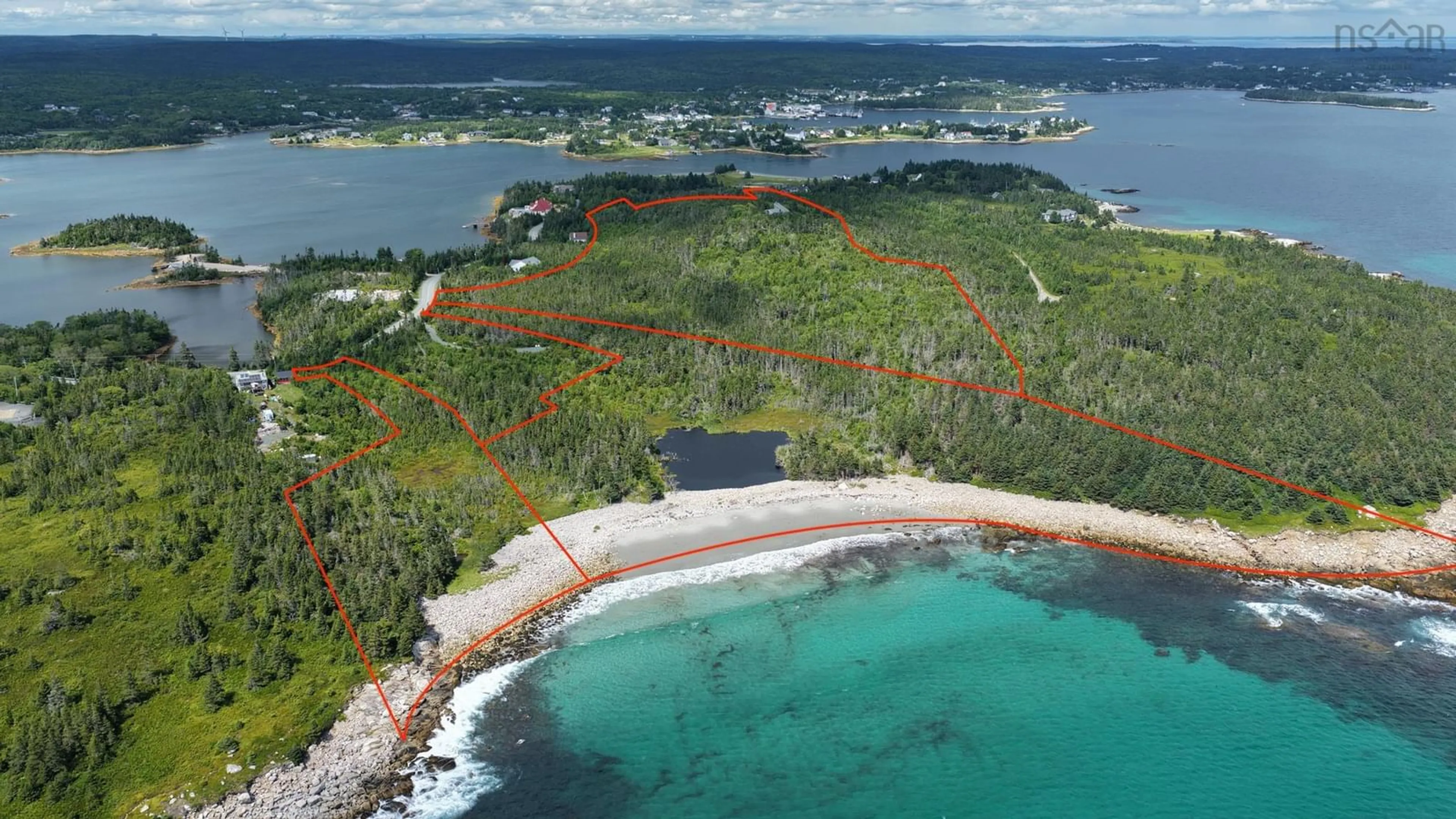 A pic from outside/outdoor area/front of a property/back of a property/a pic from drone, water/lake/river/ocean view for 383 Sambro Creek Rd, Sambro Creek Nova Scotia B3V 1L8