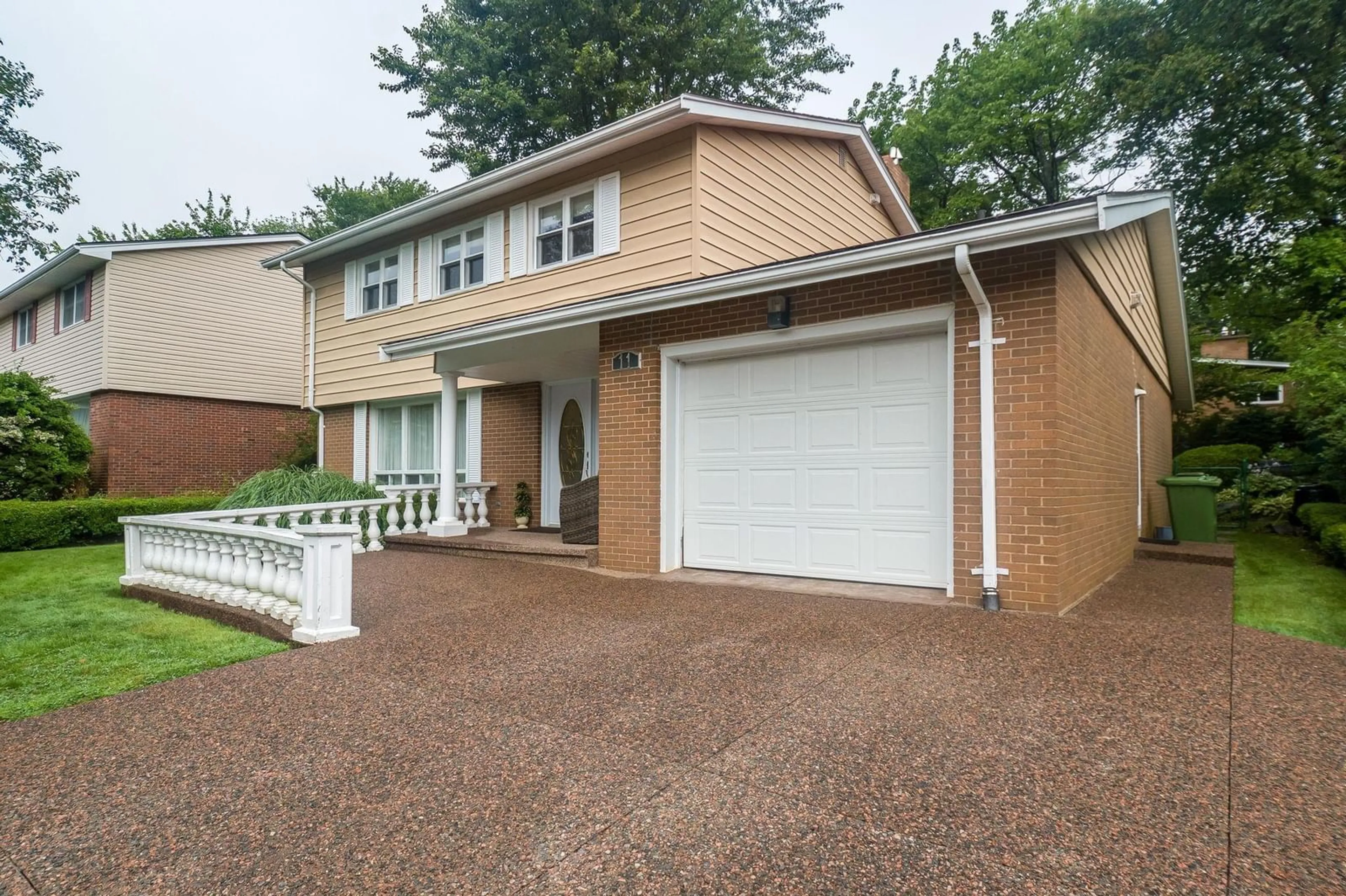 Home with vinyl exterior material, street for 11 Birkdale Cres, Halifax Nova Scotia B3M 1H4