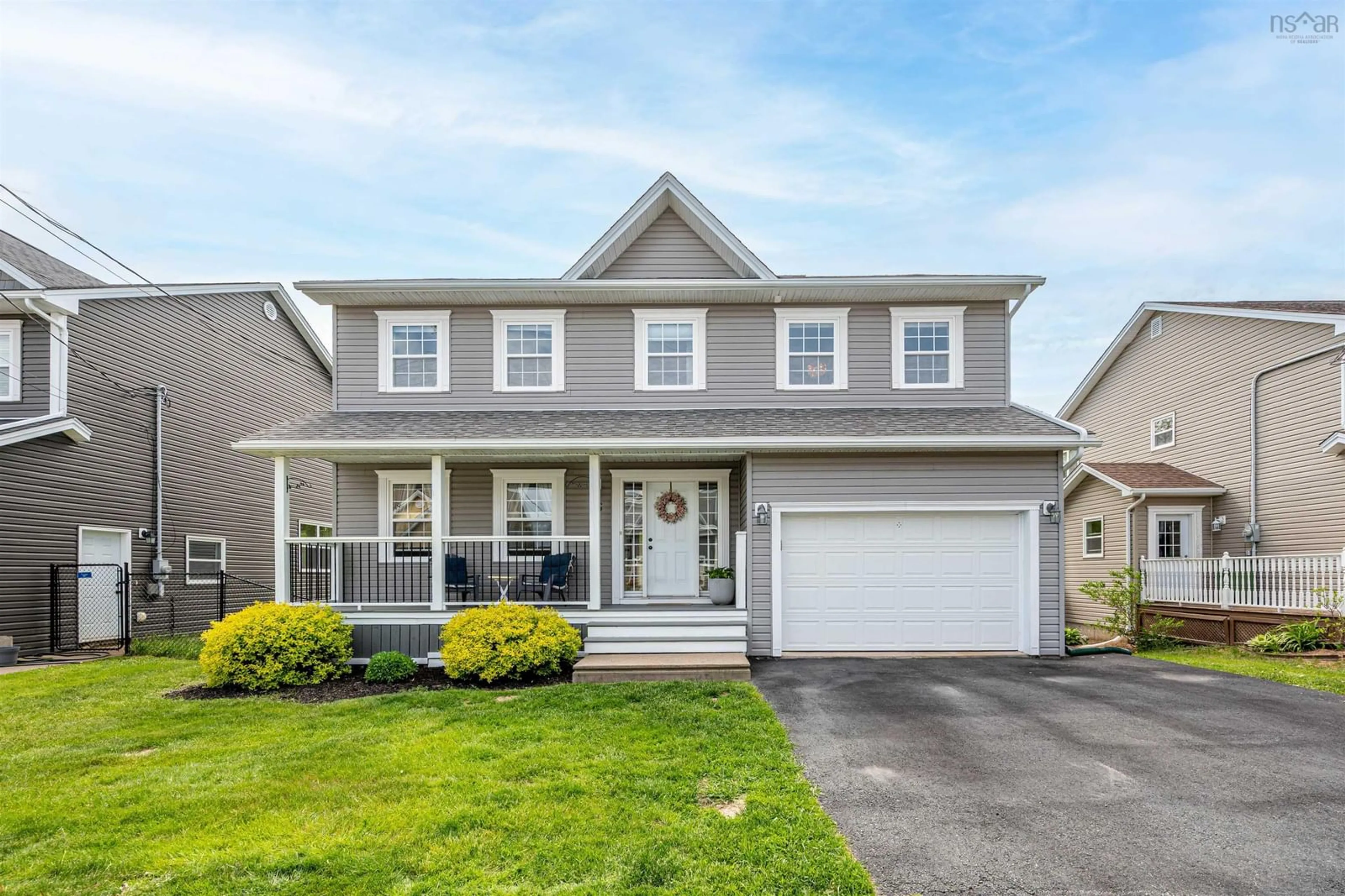 Home with vinyl exterior material, street for 26 Darlington Dr, Middle Sackville Nova Scotia B4E 0H4