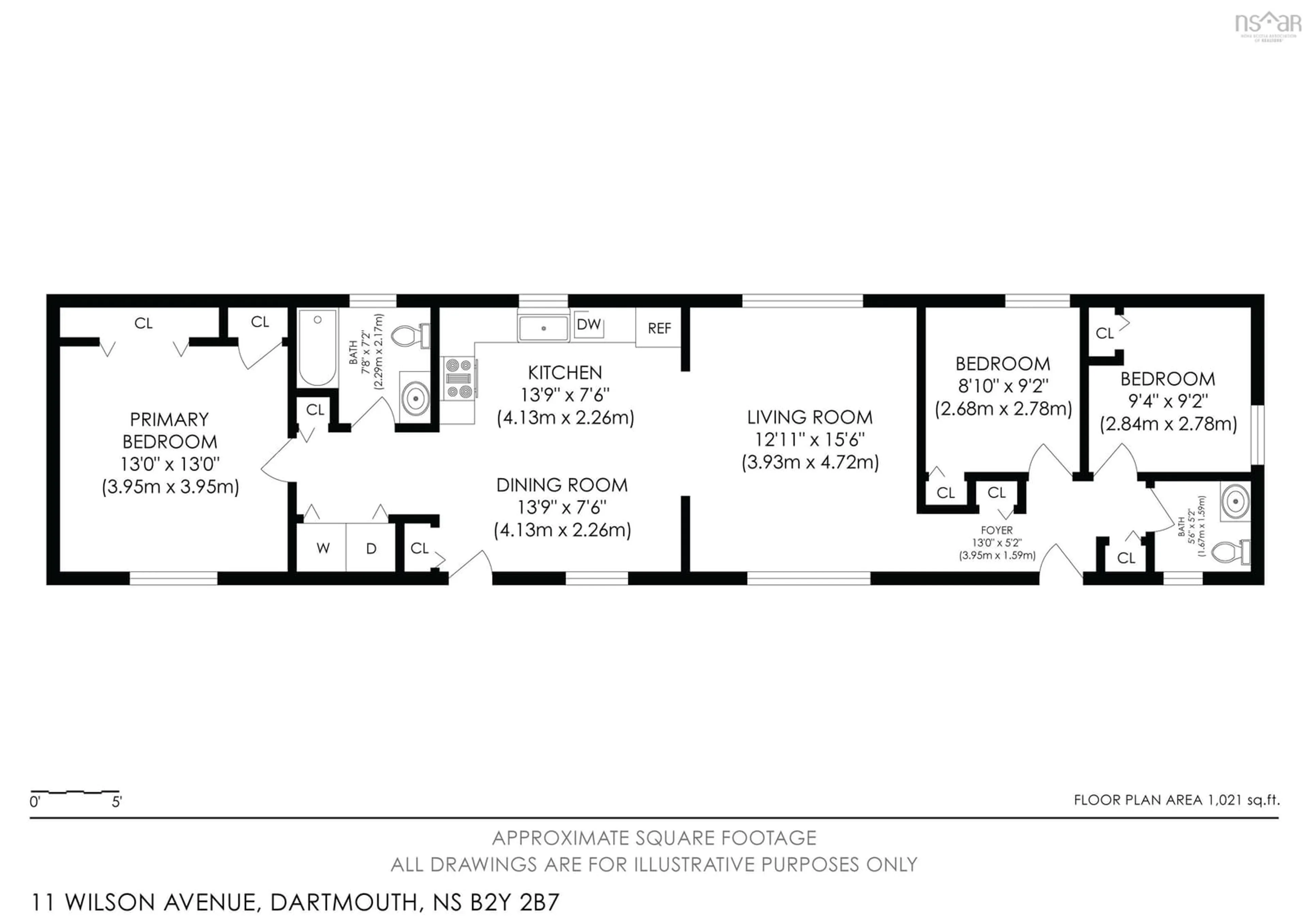 Floor plan for 11 Wilson Ave, Dartmouth Nova Scotia B2Y 2B2