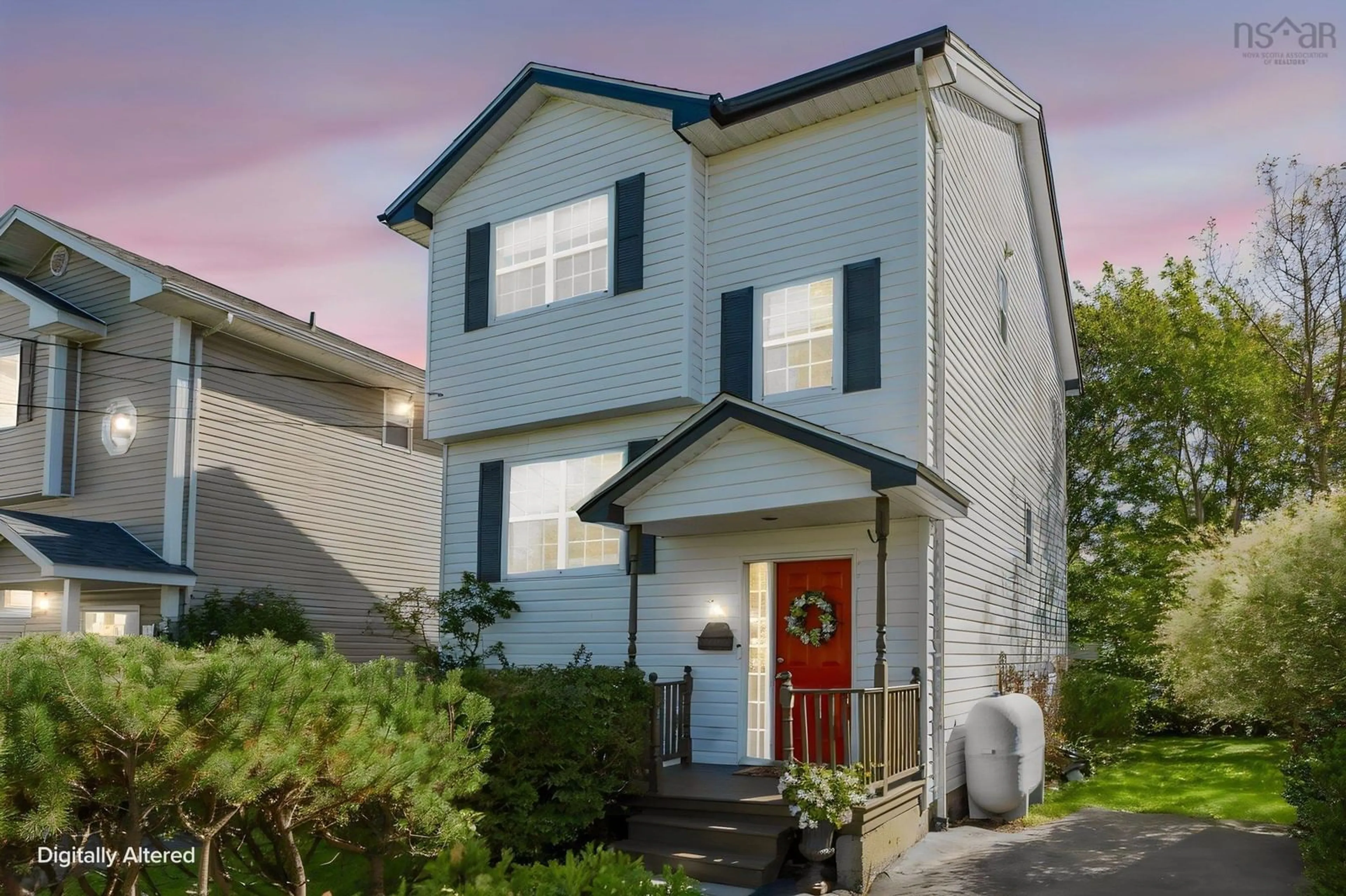 Home with vinyl exterior material, street for 20 Bald Eagle Pl, Halifax Nova Scotia B3N 3H5