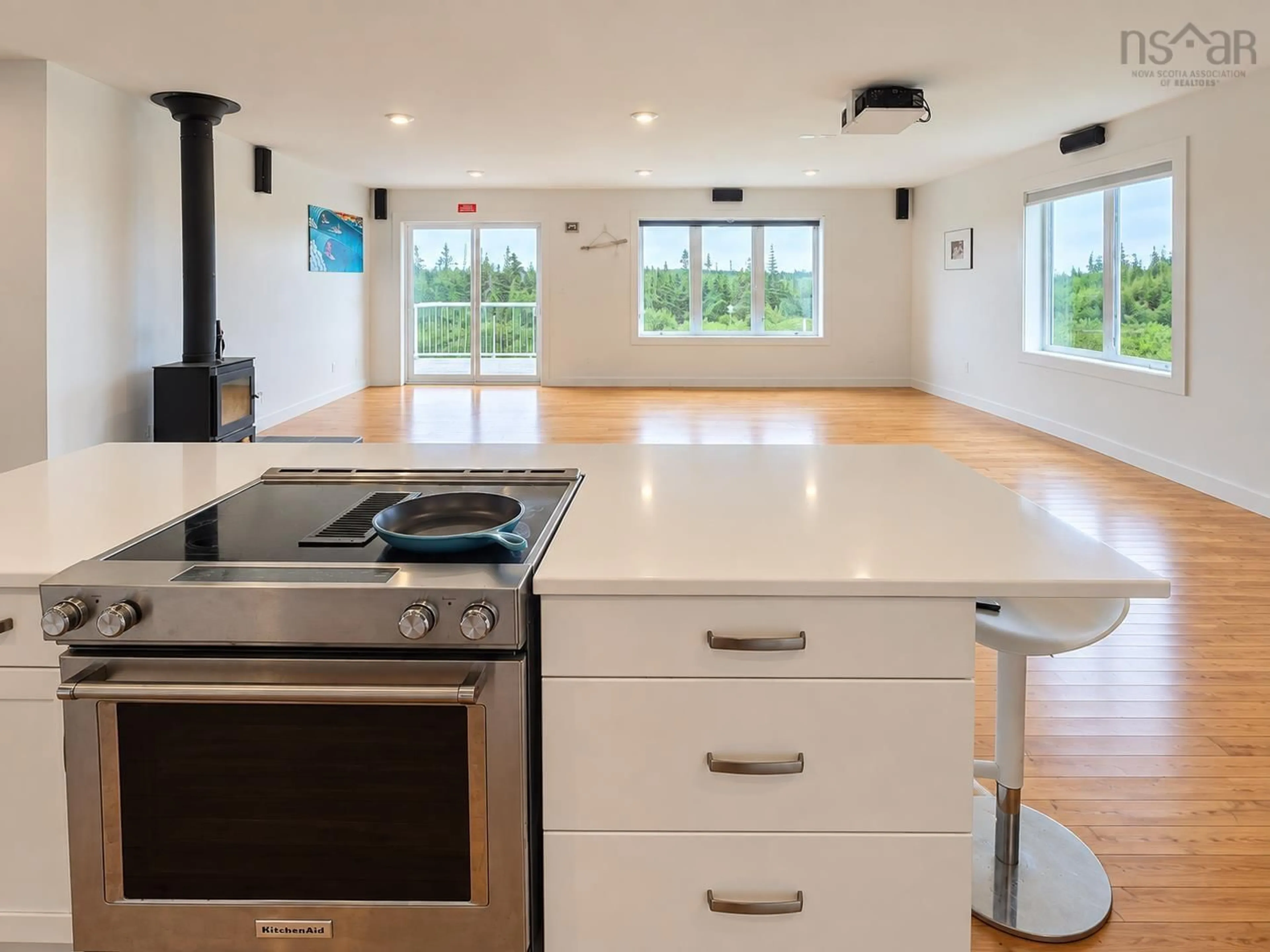 Open concept kitchen, unknown for 4381 St. Peter's Fourchu Rd, Grand River Nova Scotia B0E 1M0
