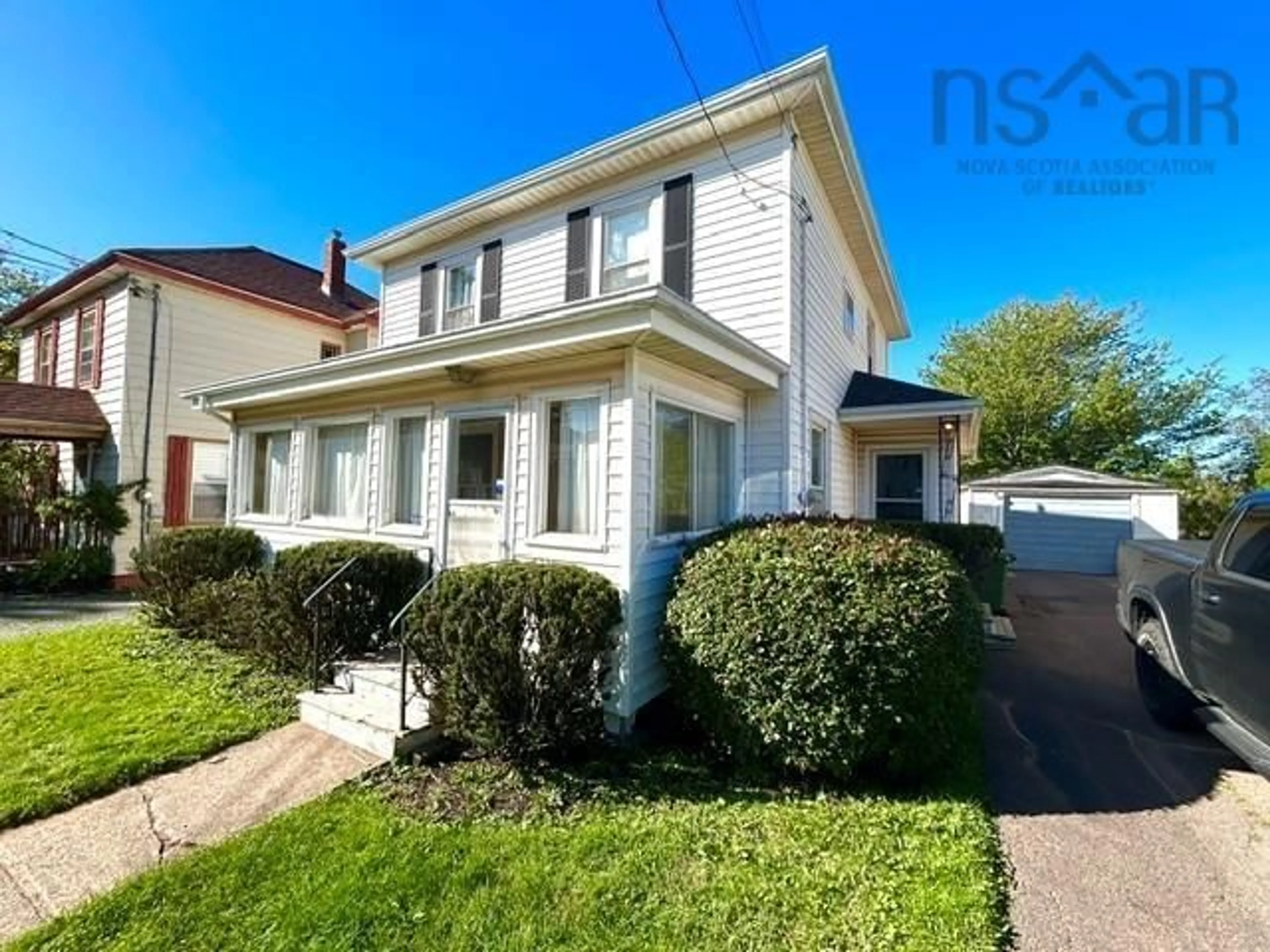 Home with vinyl exterior material, street for 1219 Prince St, Truro Nova Scotia B2N 1J3