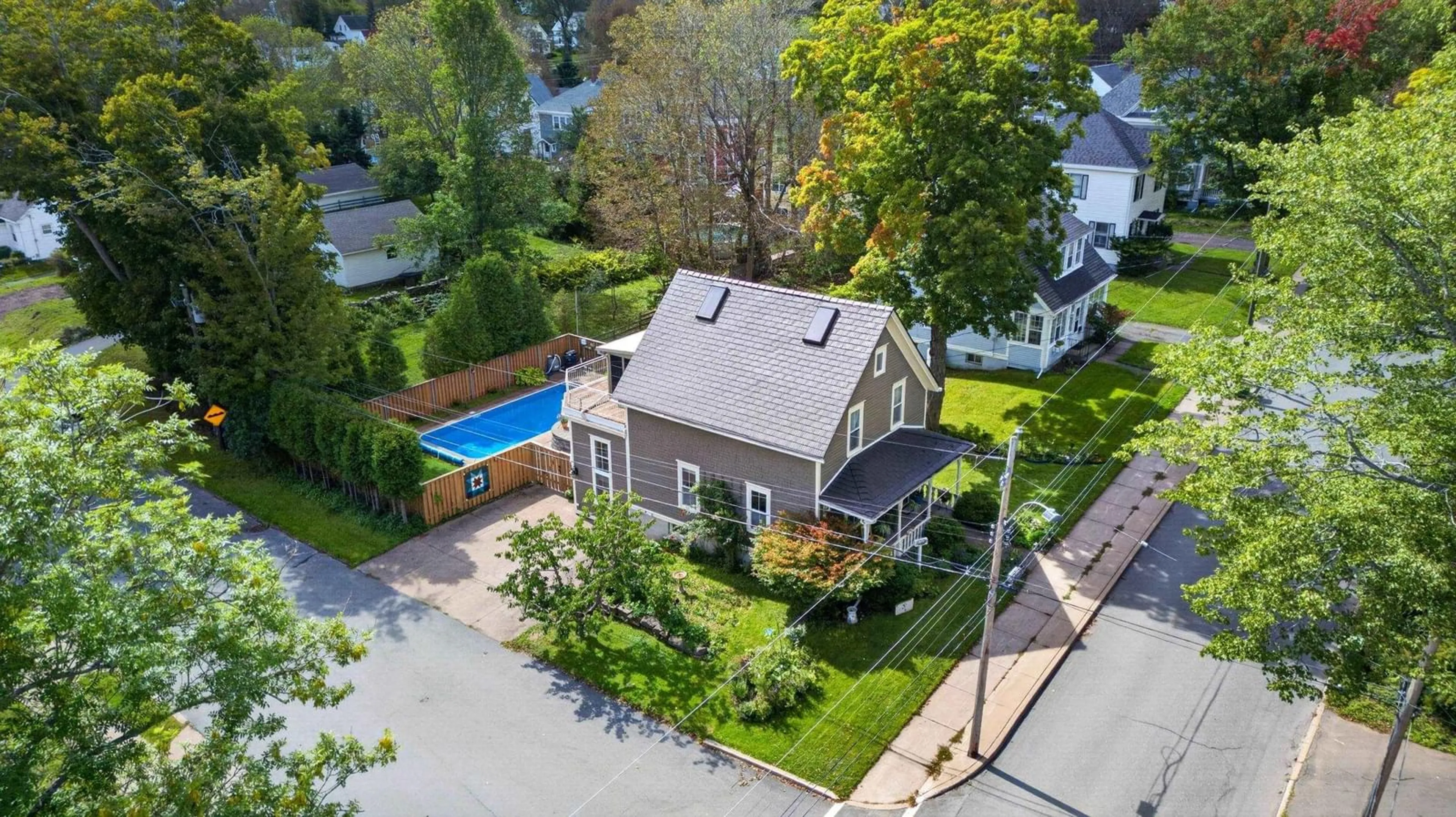 A pic from outside/outdoor area/front of a property/back of a property/a pic from drone, street for 80 Willow Ave, New Glasgow Nova Scotia B2H 1Z5