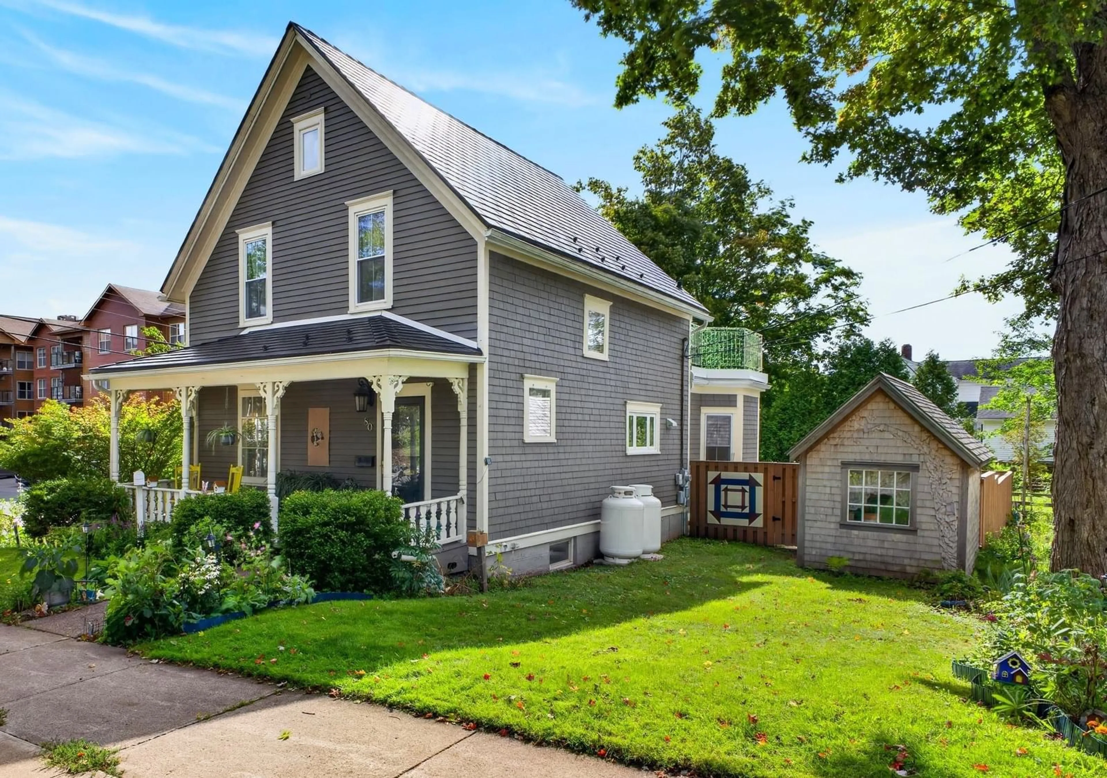 Home with vinyl exterior material, street for 80 Willow Ave, New Glasgow Nova Scotia B2H 1Z5