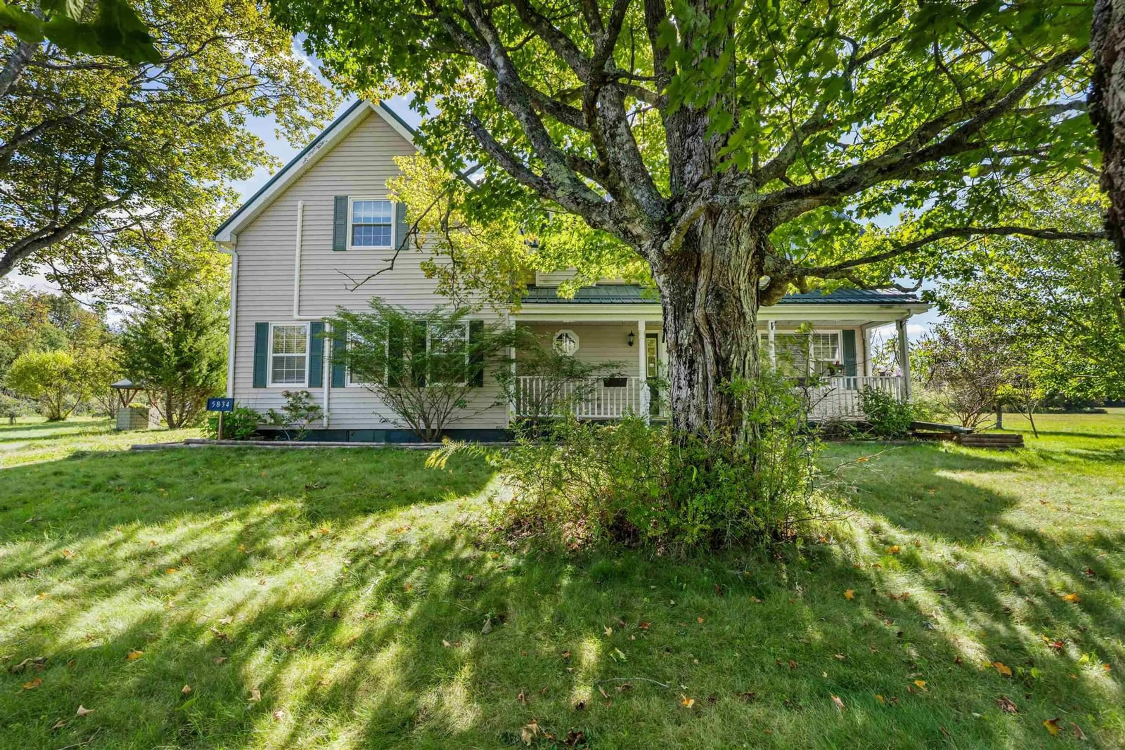 A pic from outside/outdoor area/front of a property/back of a property/a pic from drone, street for 5834 Highway 2, Bass River Nova Scotia B0M 1B0