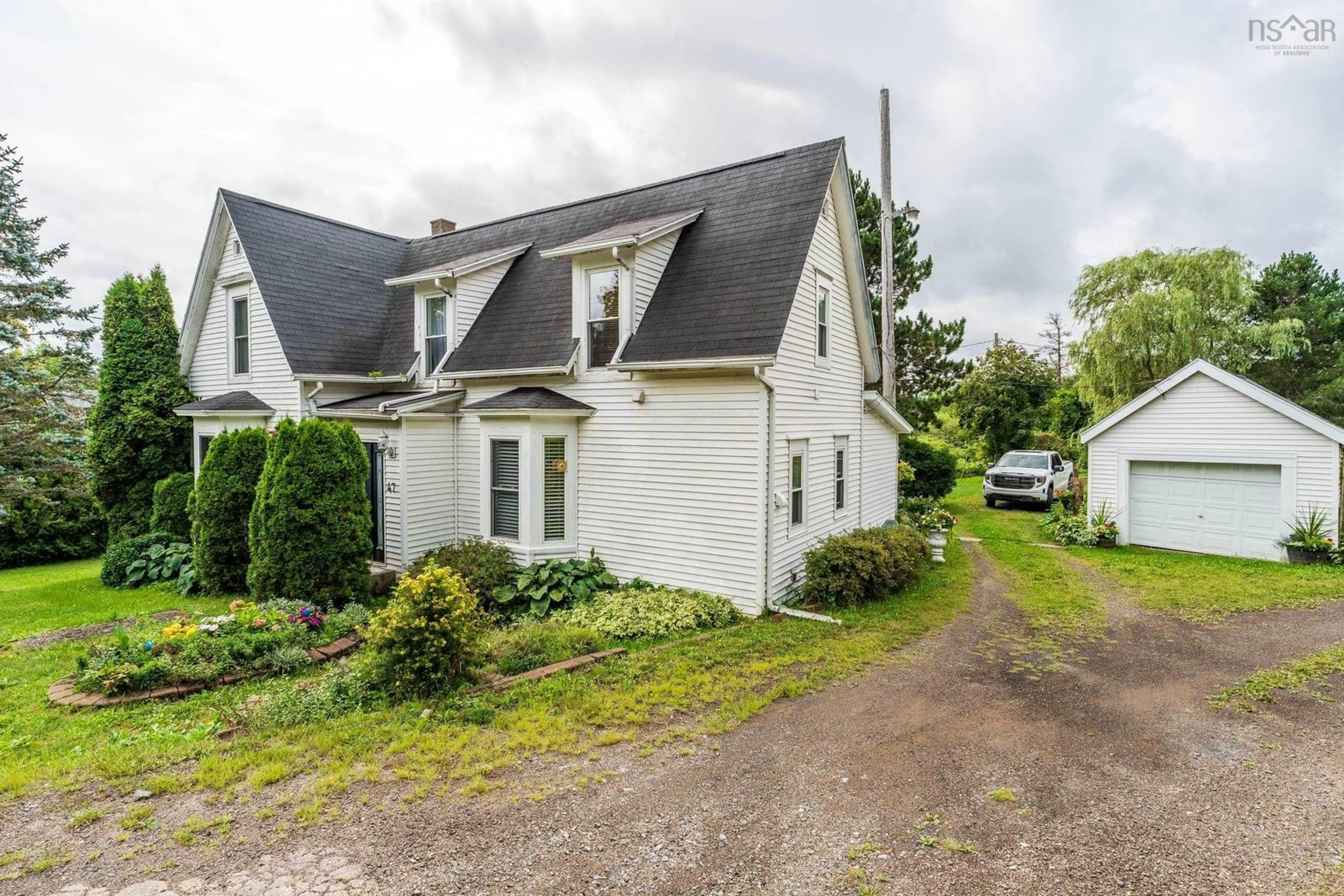 A pic from outside/outdoor area/front of a property/back of a property/a pic from drone, street for 47 Culloden Road, Digby Nova Scotia B0V 1A0