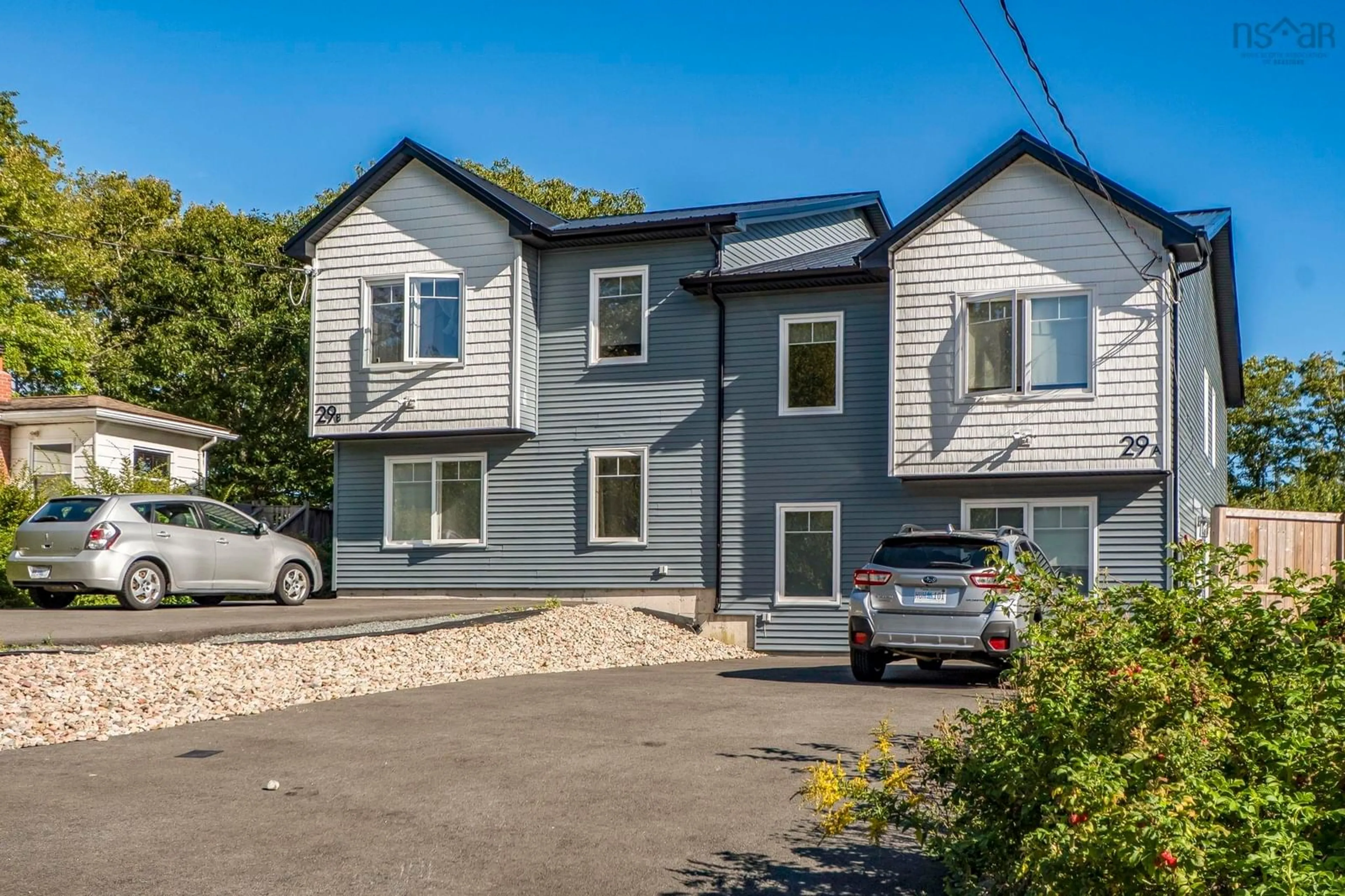 A pic from outside/outdoor area/front of a property/back of a property/a pic from drone, street for 29 Mcintosh St #A, Halifax Nova Scotia B3R 1G9