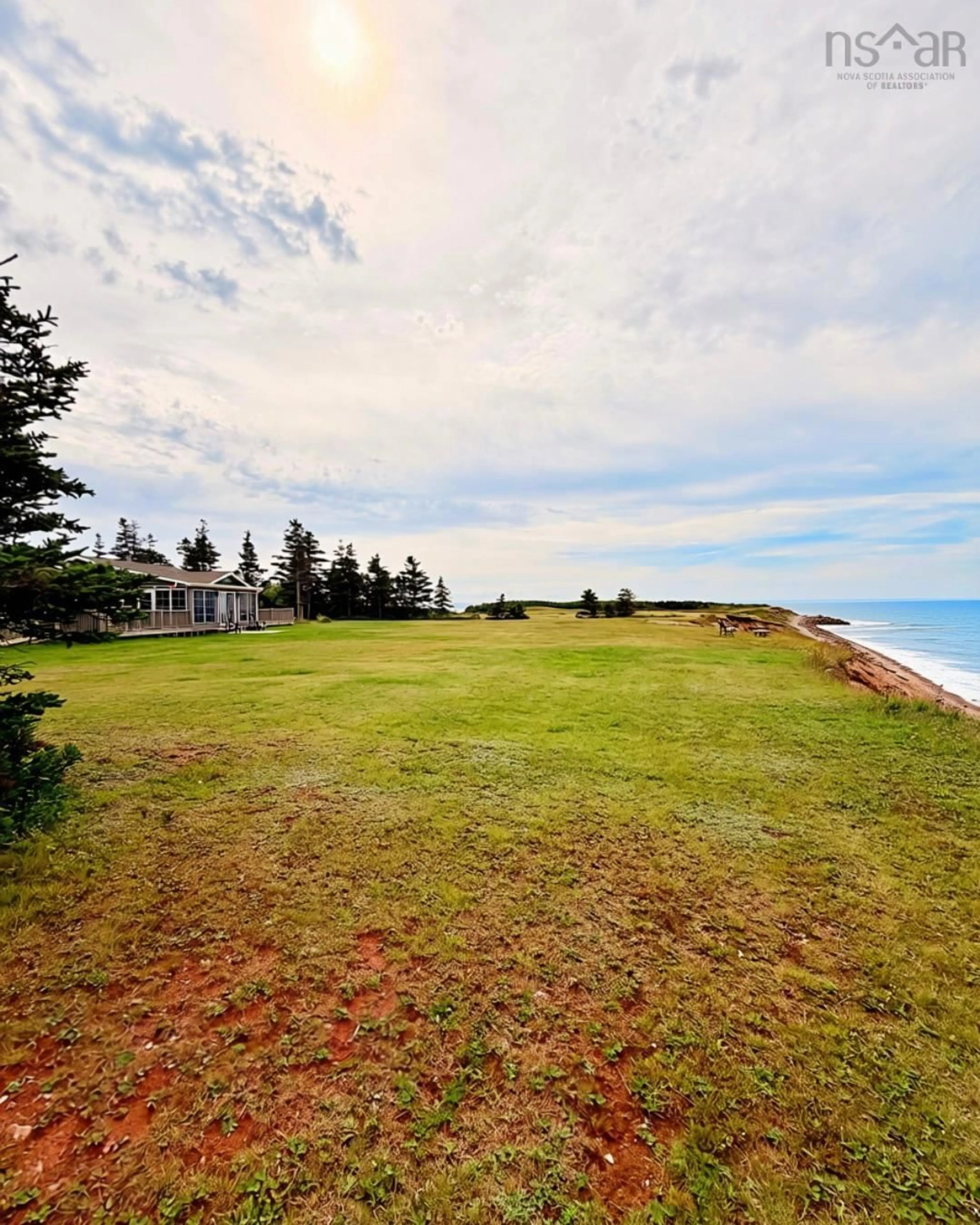 A pic from outside/outdoor area/front of a property/back of a property/a pic from drone, water/lake/river/ocean view for 155 Mary Ann Dr, Long Point Nova Scotia B0E 1P0