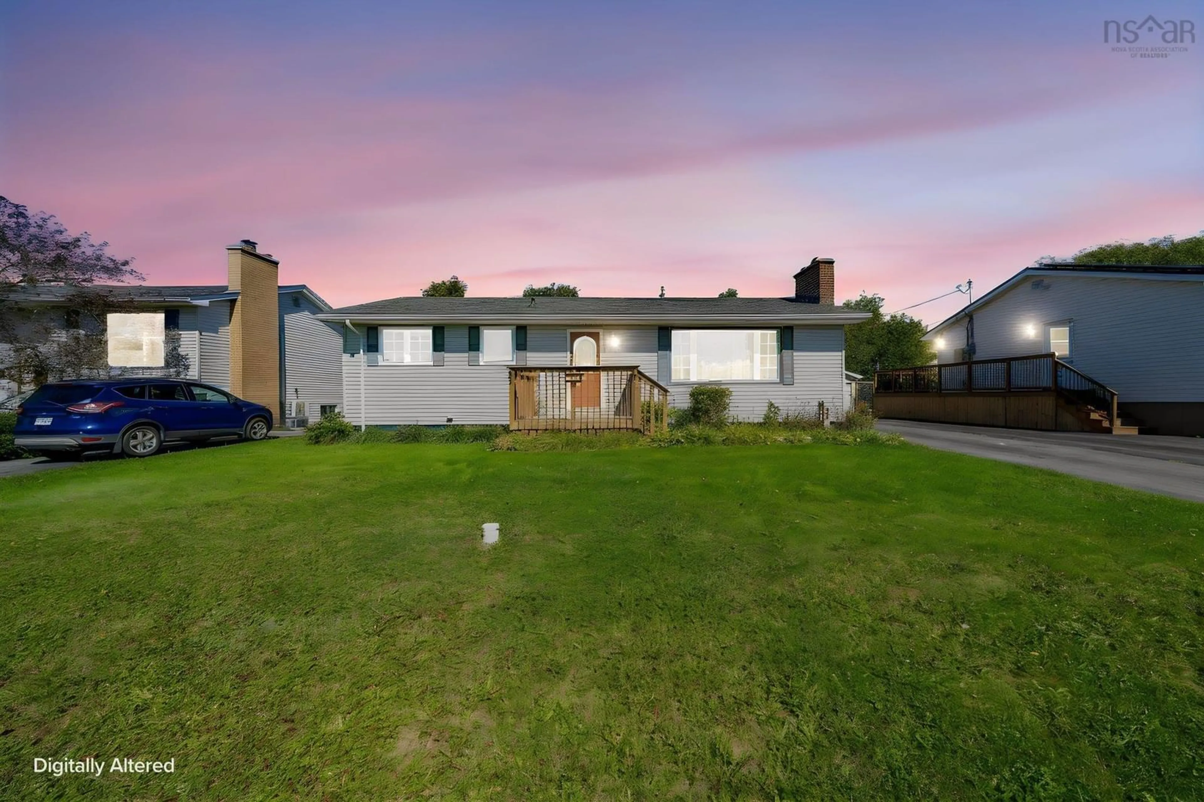 A pic from outside/outdoor area/front of a property/back of a property/a pic from drone, street for 85 Prince St, Lower Sackville Nova Scotia B4C 1L2