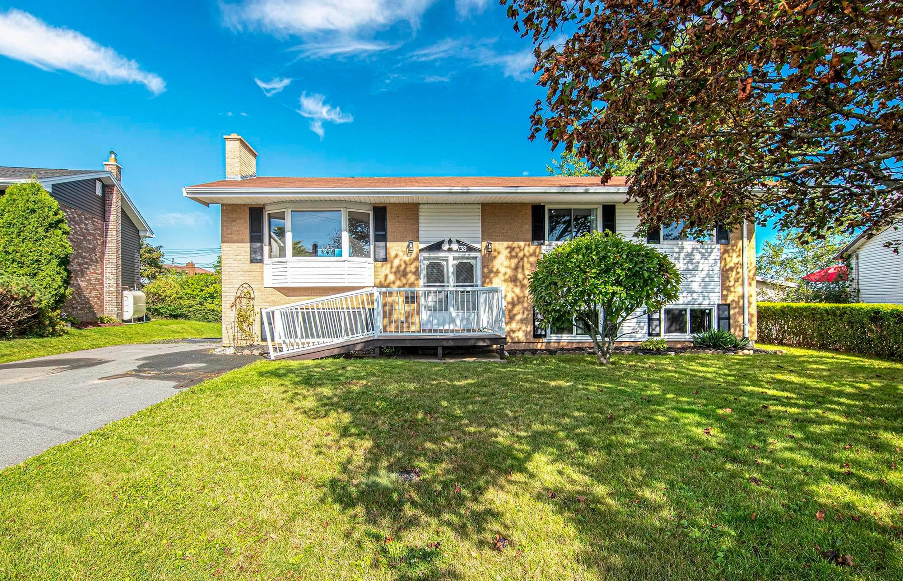 Home with vinyl exterior material, street for 138 Hannebury Dr, Cole Harbour Nova Scotia B2V 1P6