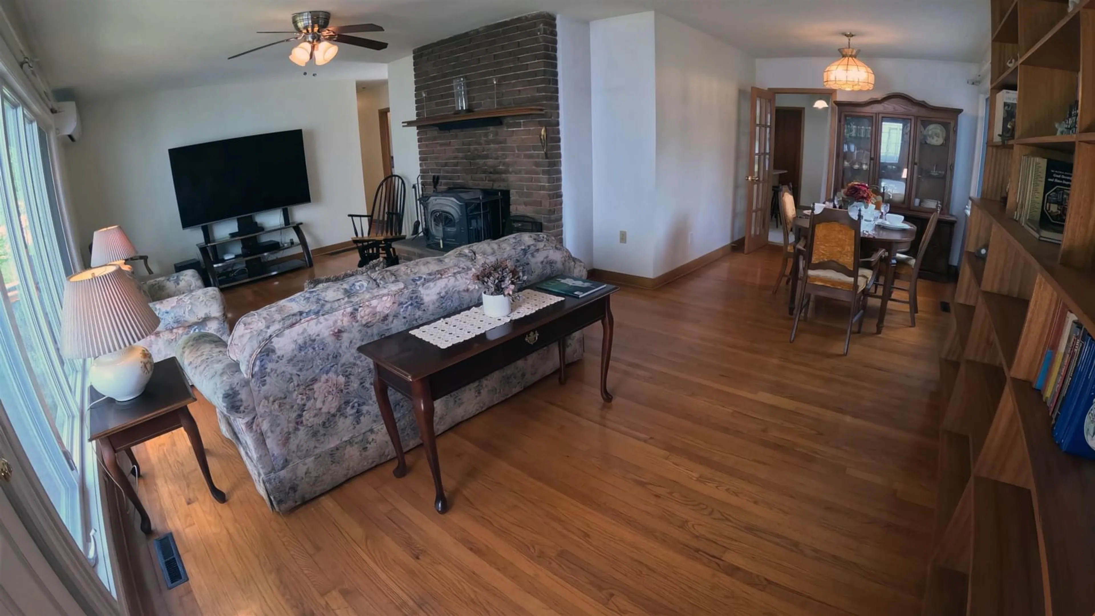 Living room with furniture, wood/laminate floor for 17 Maple Dr, Timberlea Nova Scotia B3T 1C2