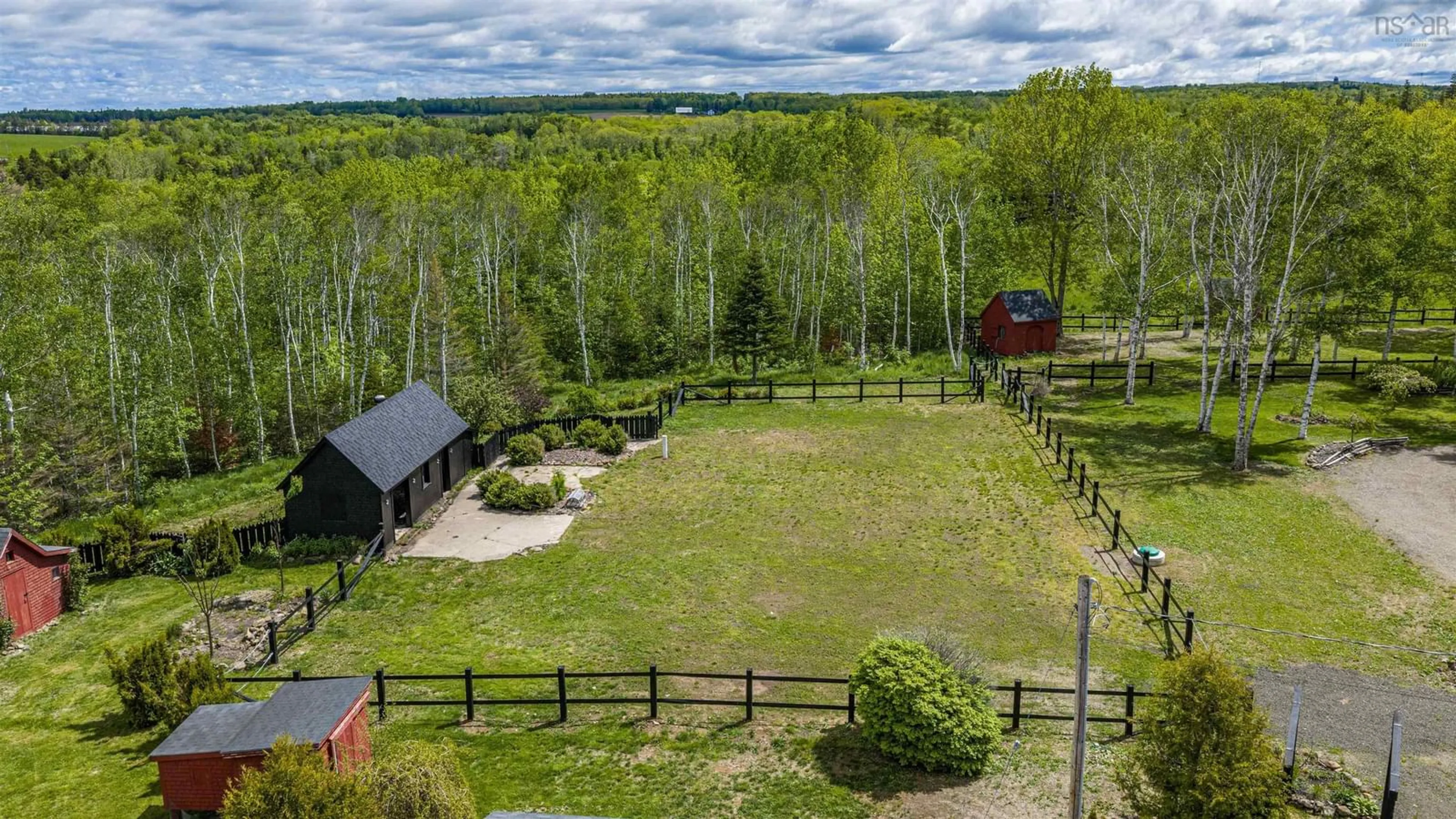 A pic from outside/outdoor area/front of a property/back of a property/a pic from drone, mountain view for 95 Forest Glade Rd, Forest Glade Nova Scotia B0P 1R0