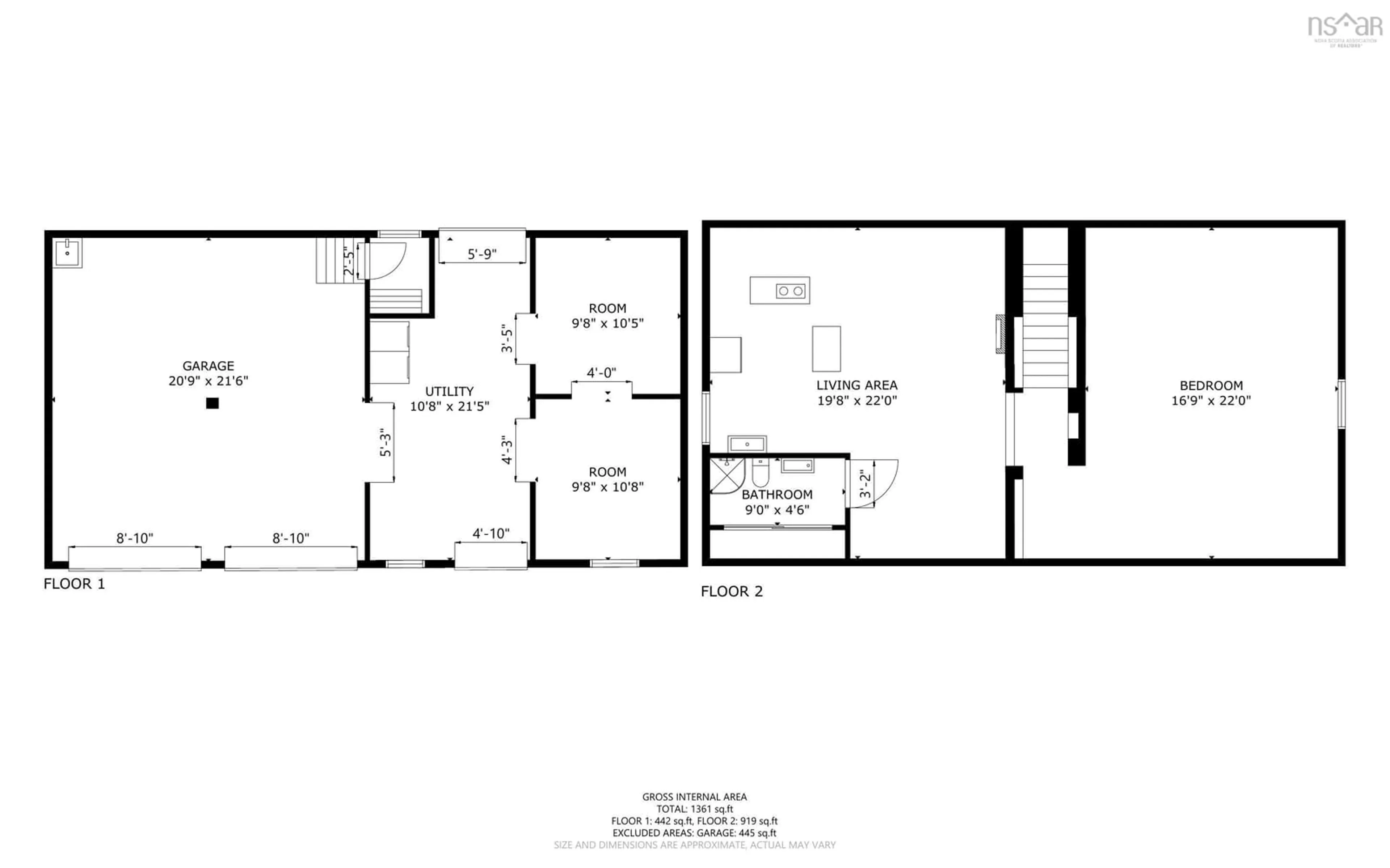 Floor plan for 95 Forest Glade Rd, Forest Glade Nova Scotia B0P 1R0