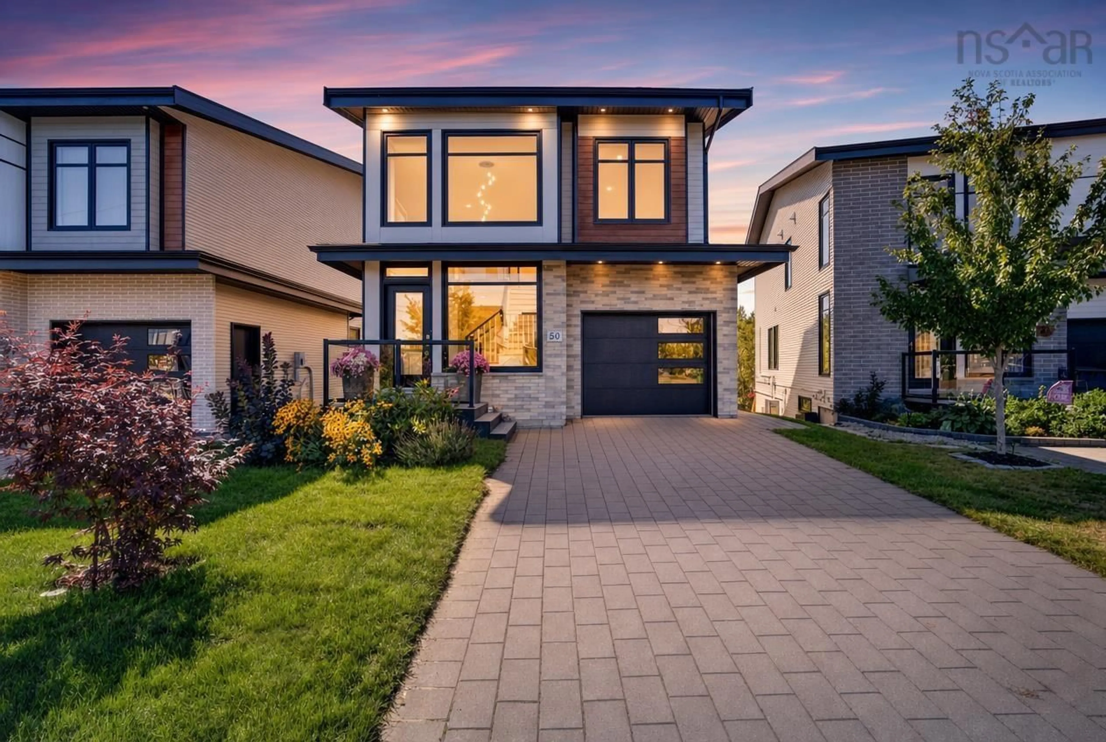Home with brick exterior material, street for 50 Serotina Lane, Bedford Nova Scotia B4B 0Y3