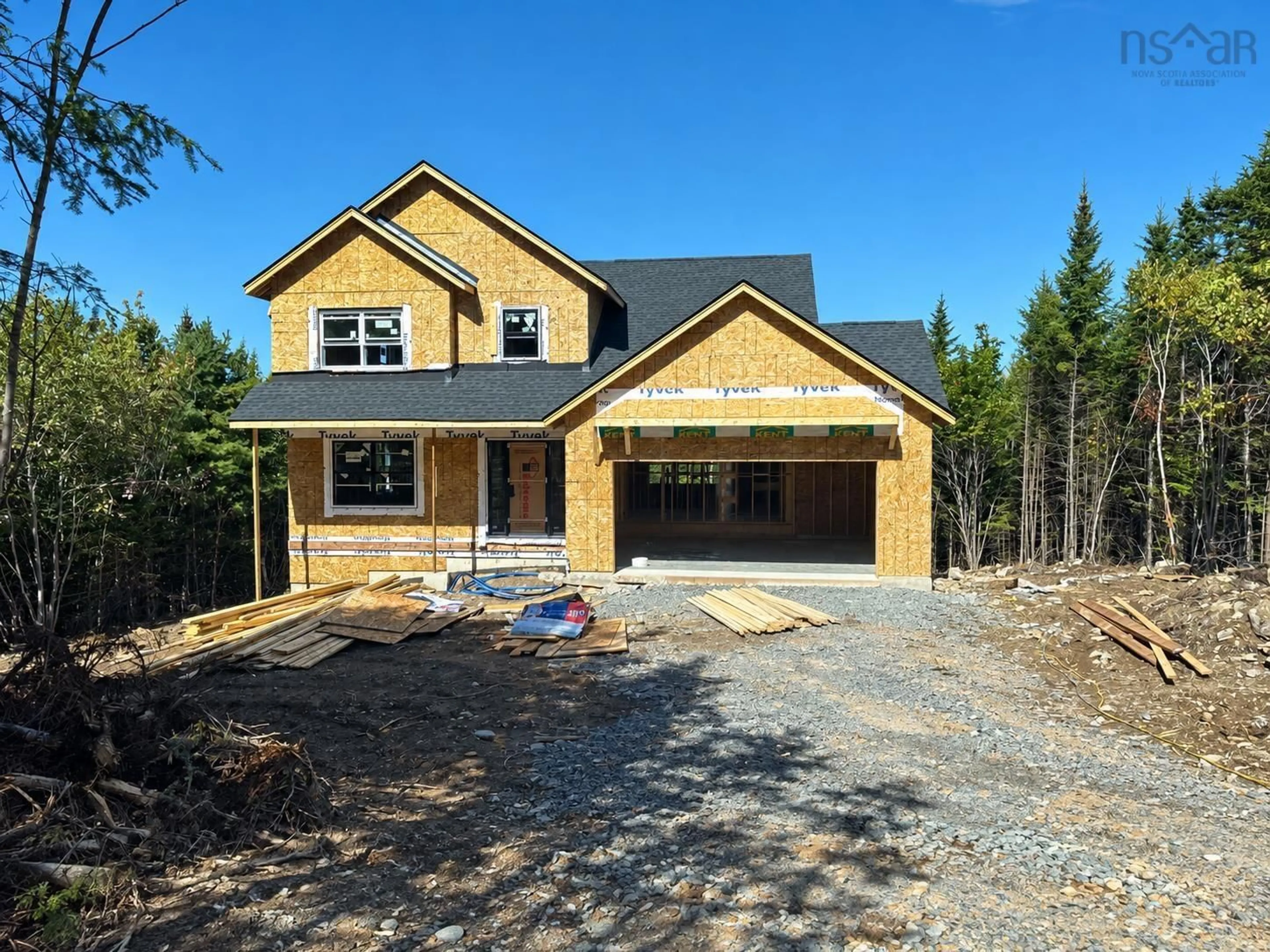 Home with vinyl exterior material, street for 28 Mandy Lane, Lake Loon Nova Scotia B2W 6C3
