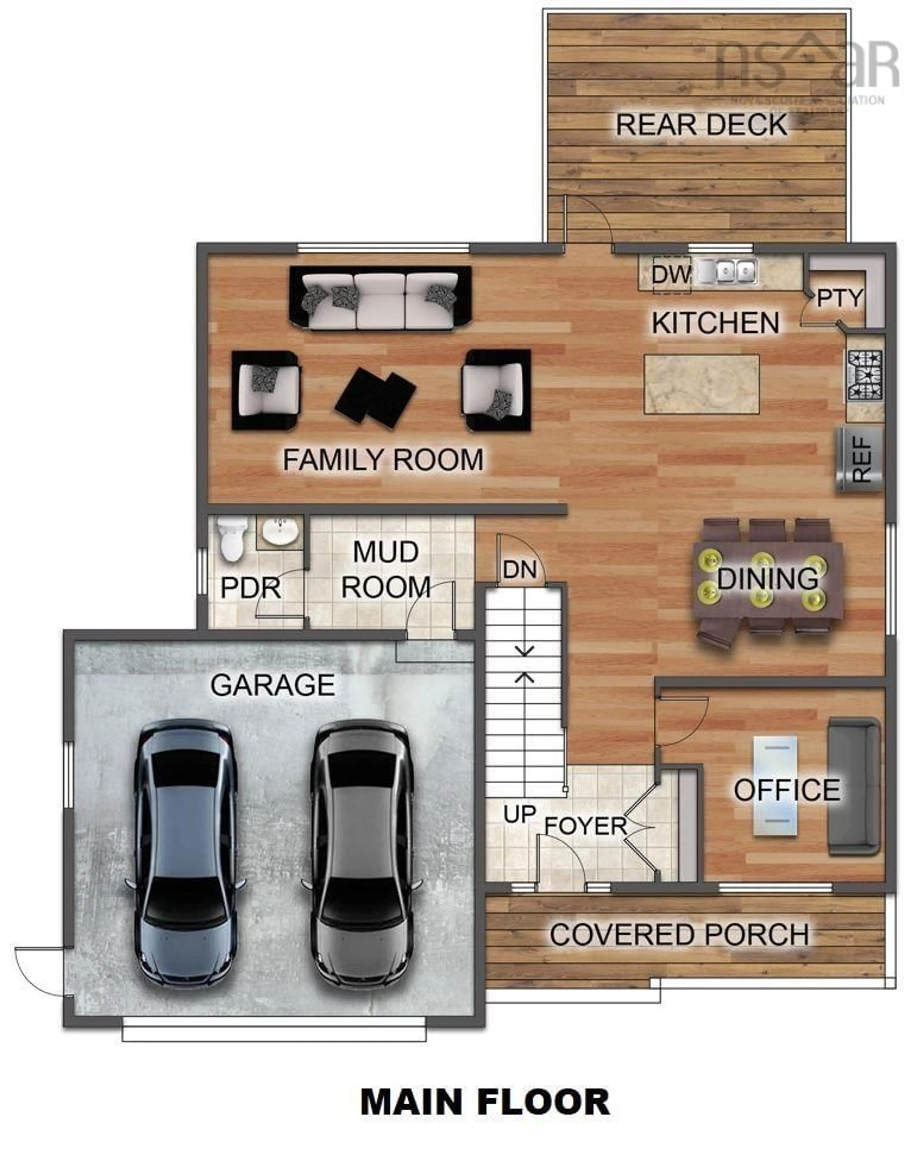 Floor plan for 28 Mandy Lane, Lake Loon Nova Scotia B2W 6C3