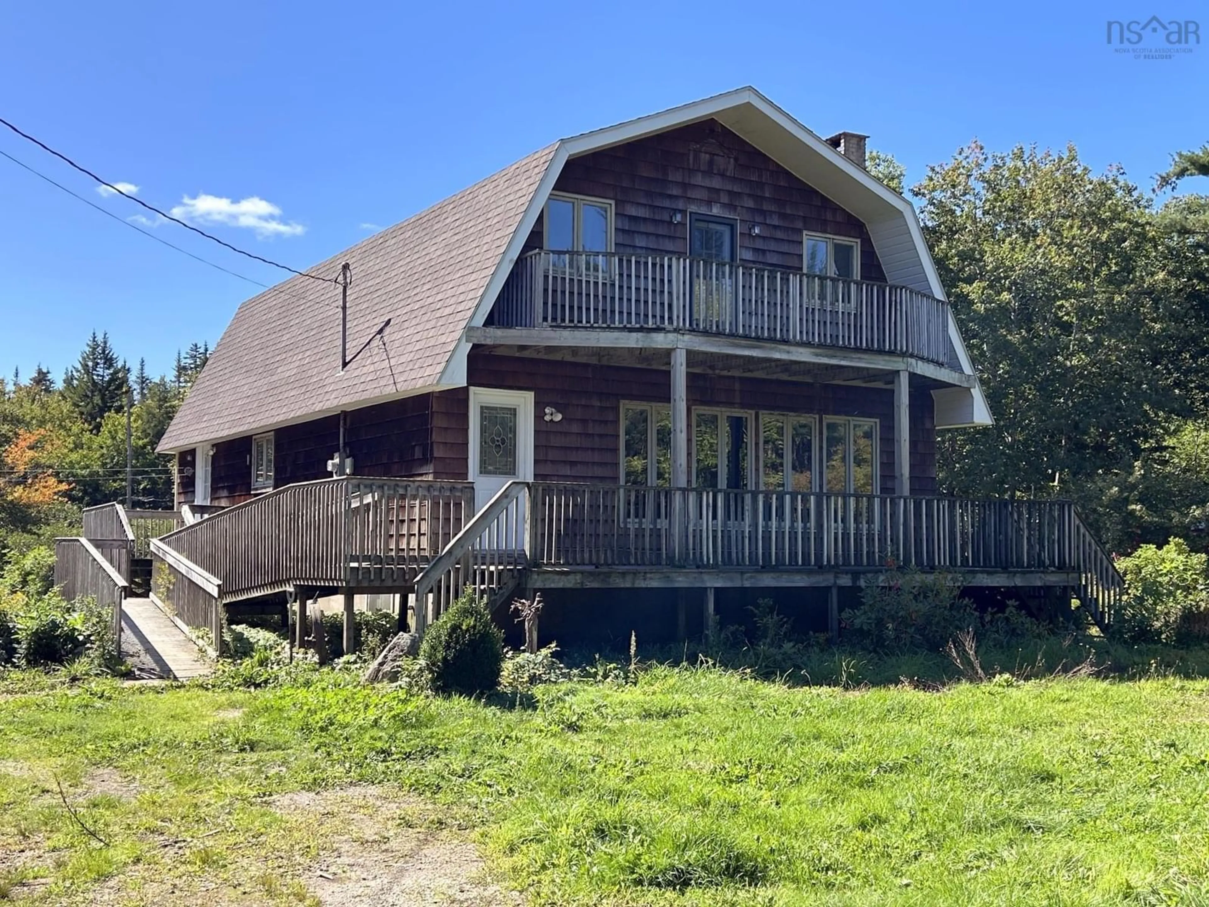 A pic from outside/outdoor area/front of a property/back of a property/a pic from drone, building for 1270 New Russell Rd, New Russell Nova Scotia B0J 2M0
