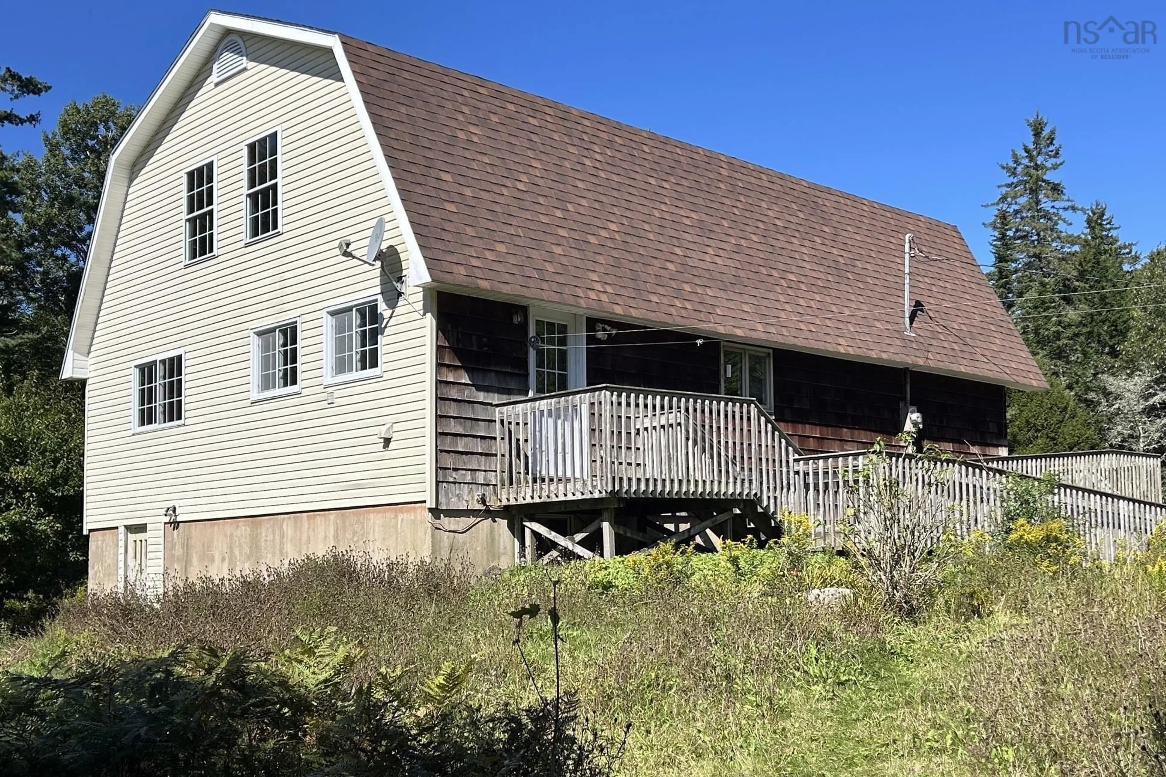 A pic from outside/outdoor area/front of a property/back of a property/a pic from drone, building for 1270 New Russell Rd, New Russell Nova Scotia B0J 2M0