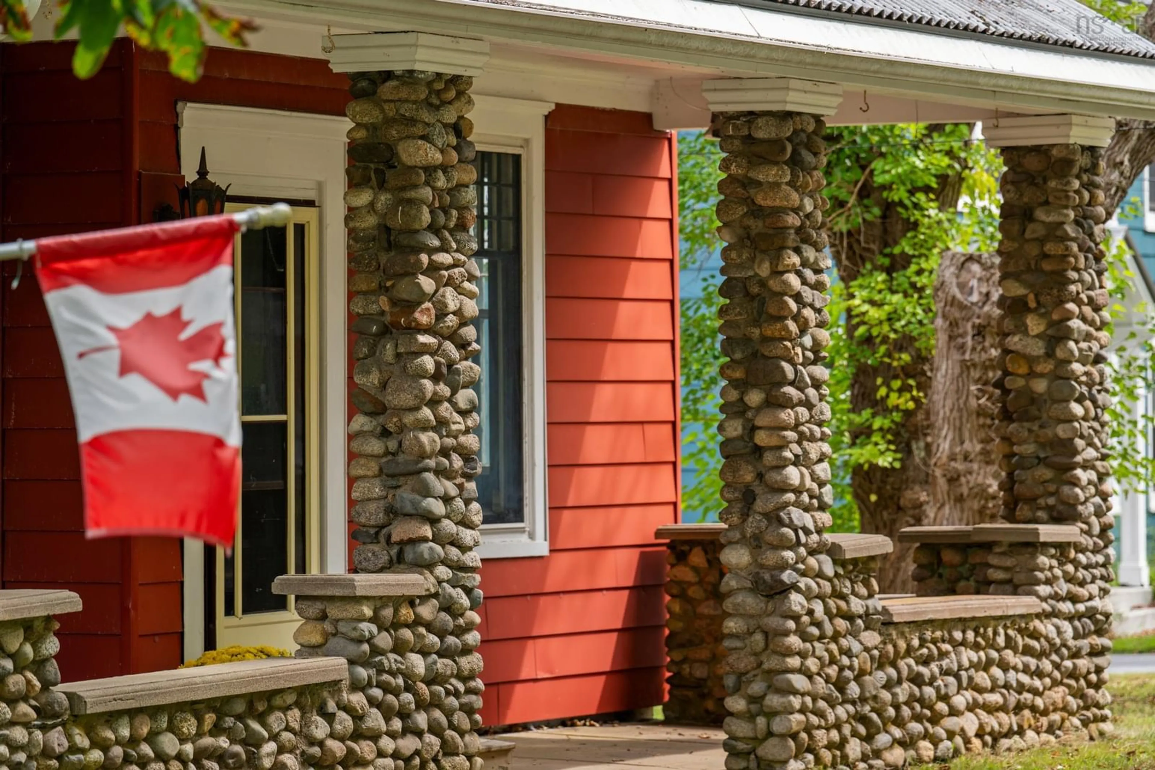 Home with vinyl exterior material, street for 8 Maple Dr, Lunenburg Nova Scotia B0J 2C0