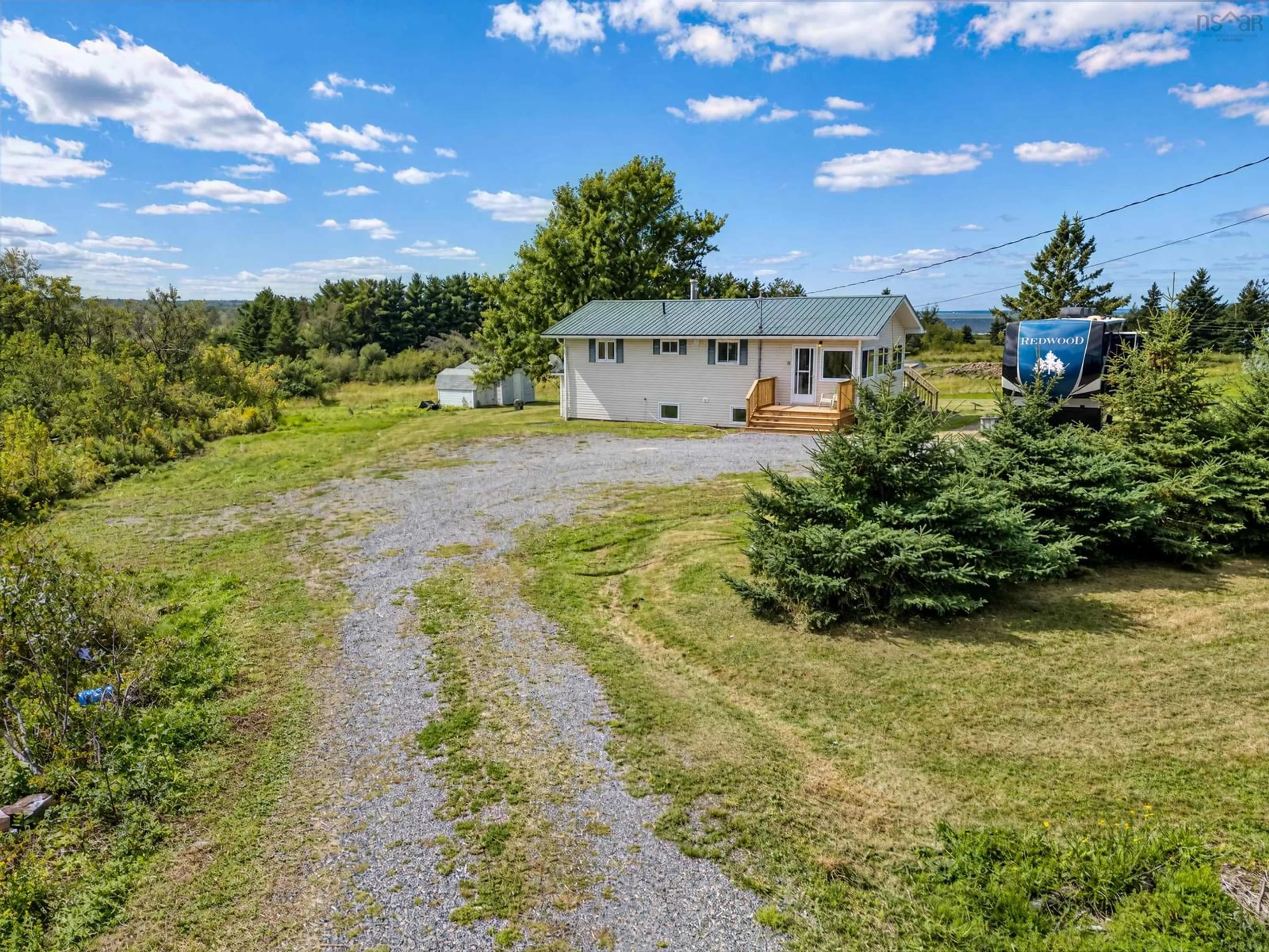 A pic from outside/outdoor area/front of a property/back of a property/a pic from drone, unknown for 539 Blue Sea Rd, Malagash Nova Scotia B0K 1E0