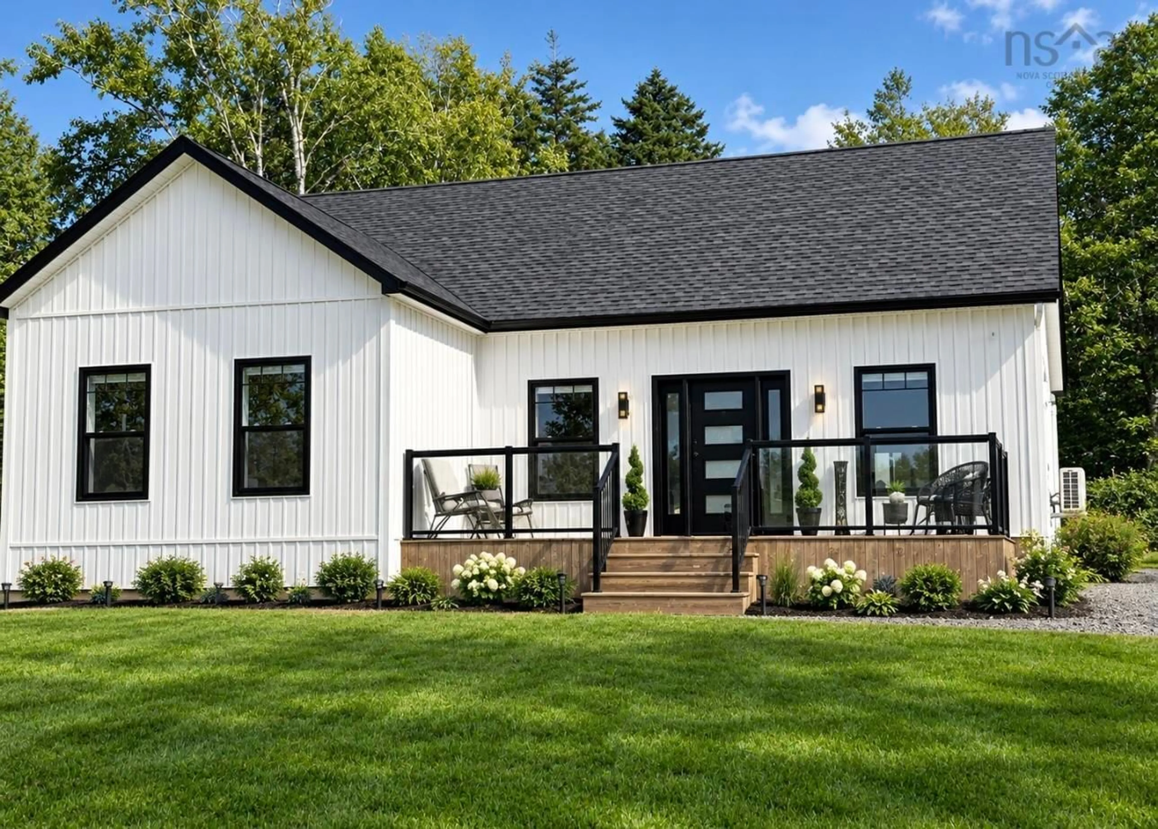 Home with vinyl exterior material, street for 30 Cove Rd, Lewis Lake Nova Scotia B0N 1Z0