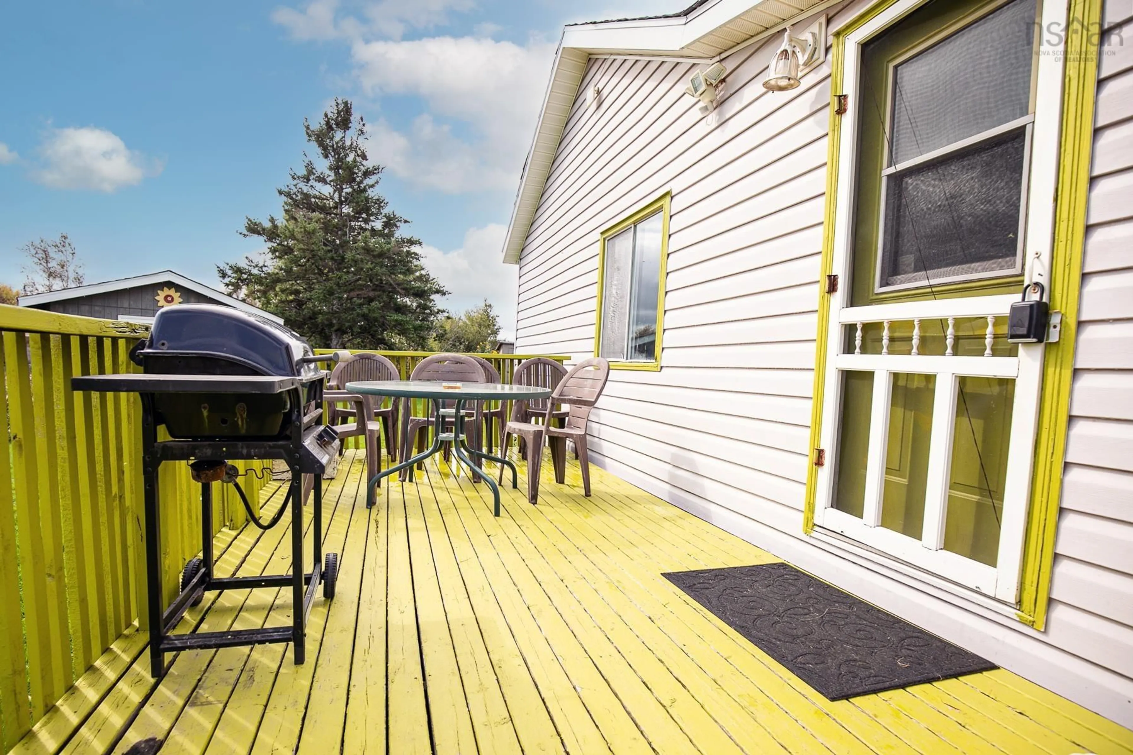 Patio, street for 96 Heather Beach Rd, Port Howe Nova Scotia B0K 1K0