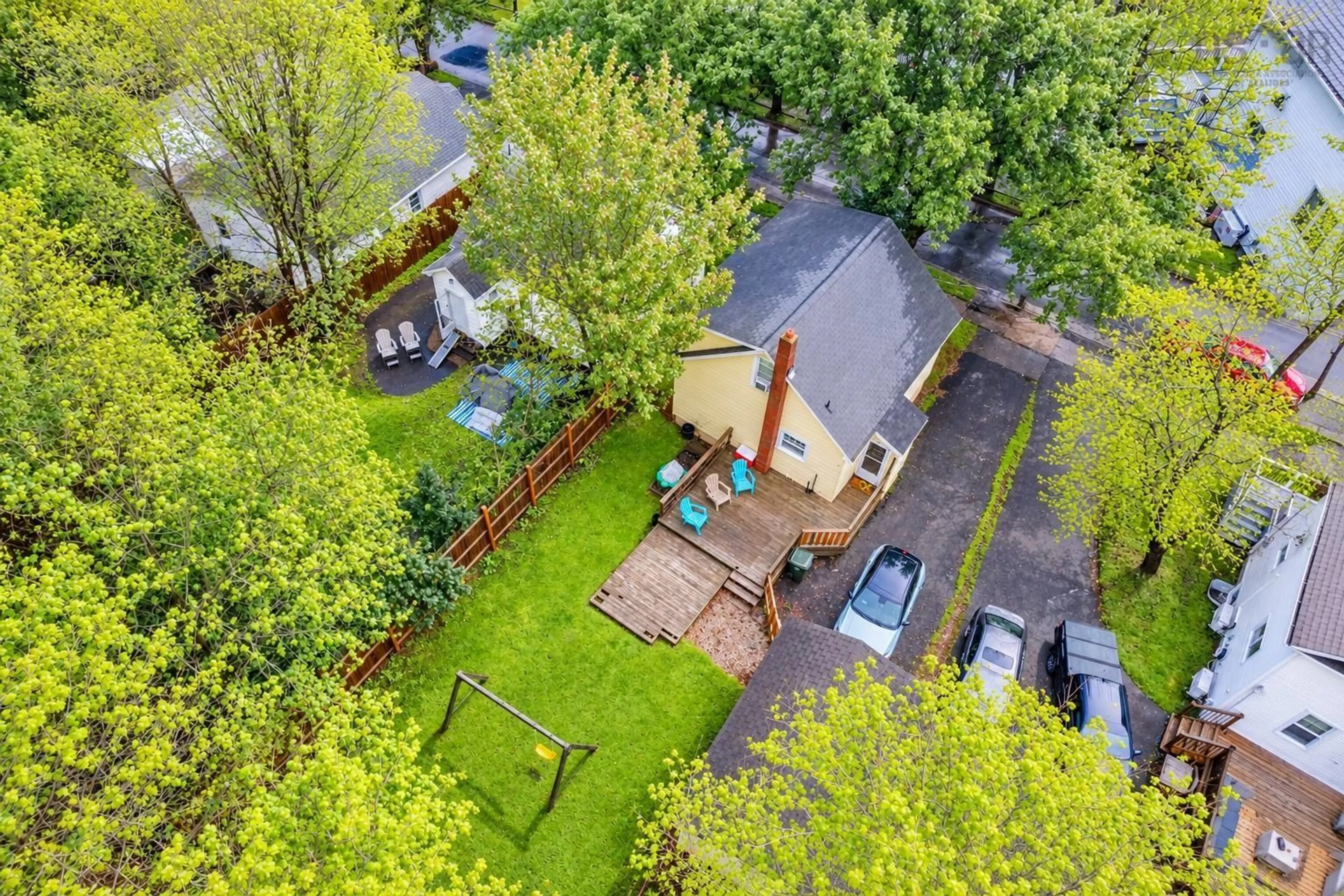 A pic from outside/outdoor area/front of a property/back of a property/a pic from drone, street for 48 Champlain Ave, Sydney Nova Scotia B1P 2A9