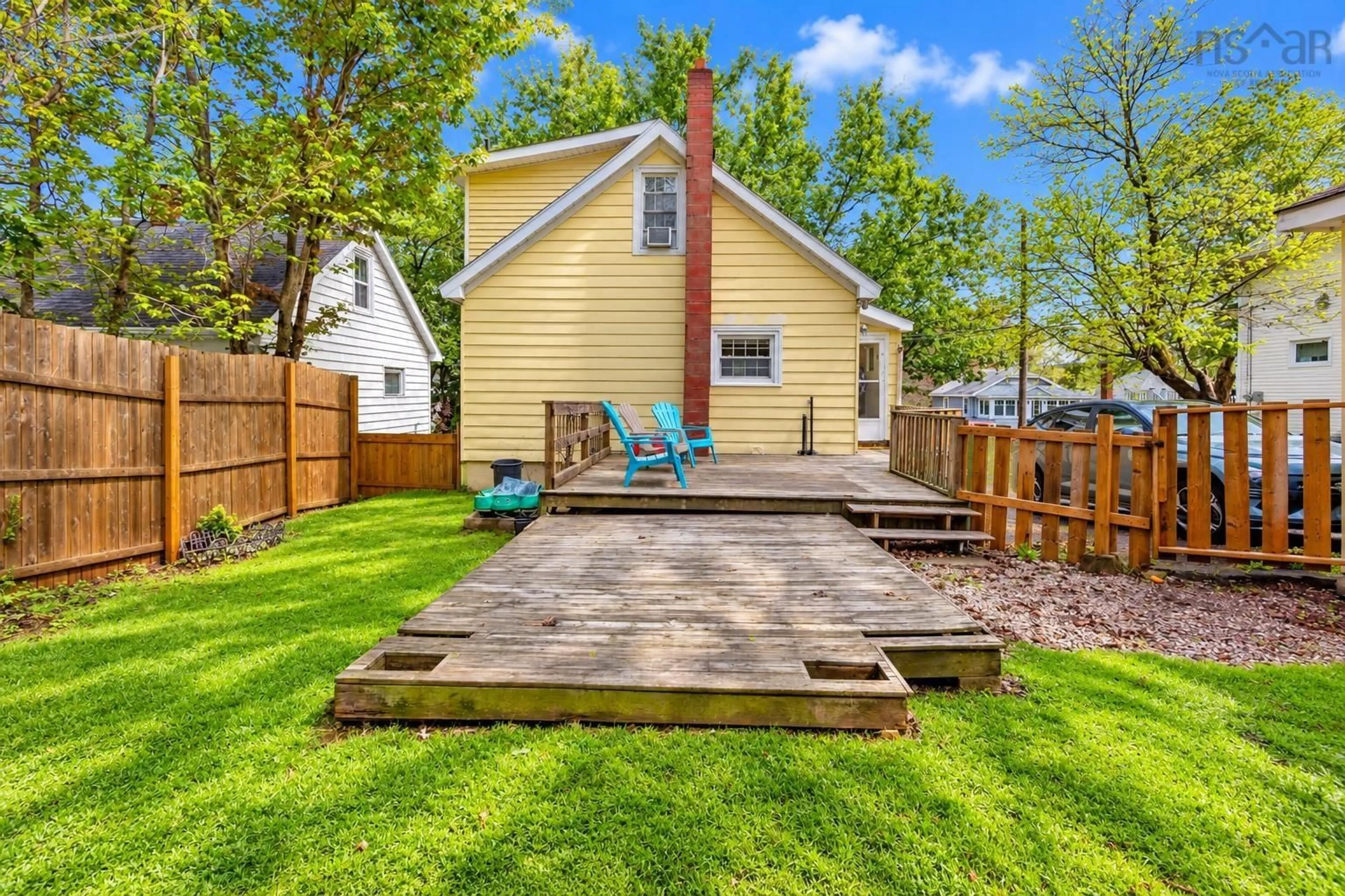 Patio, street for 48 Champlain Ave, Sydney Nova Scotia B1P 2A9