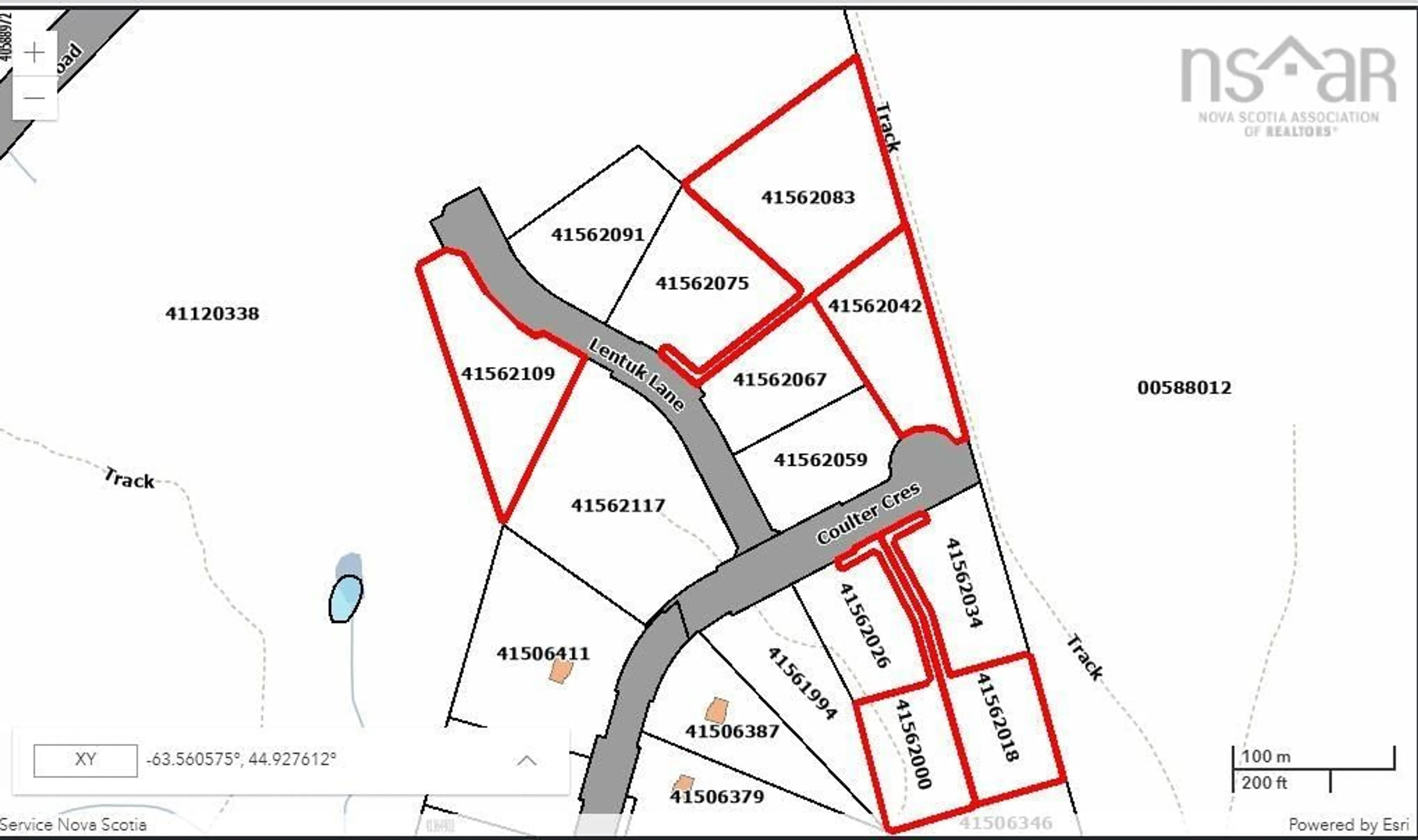 Picture of a map for 74 Lentuk, Oakfield Nova Scotia B2T 0J5