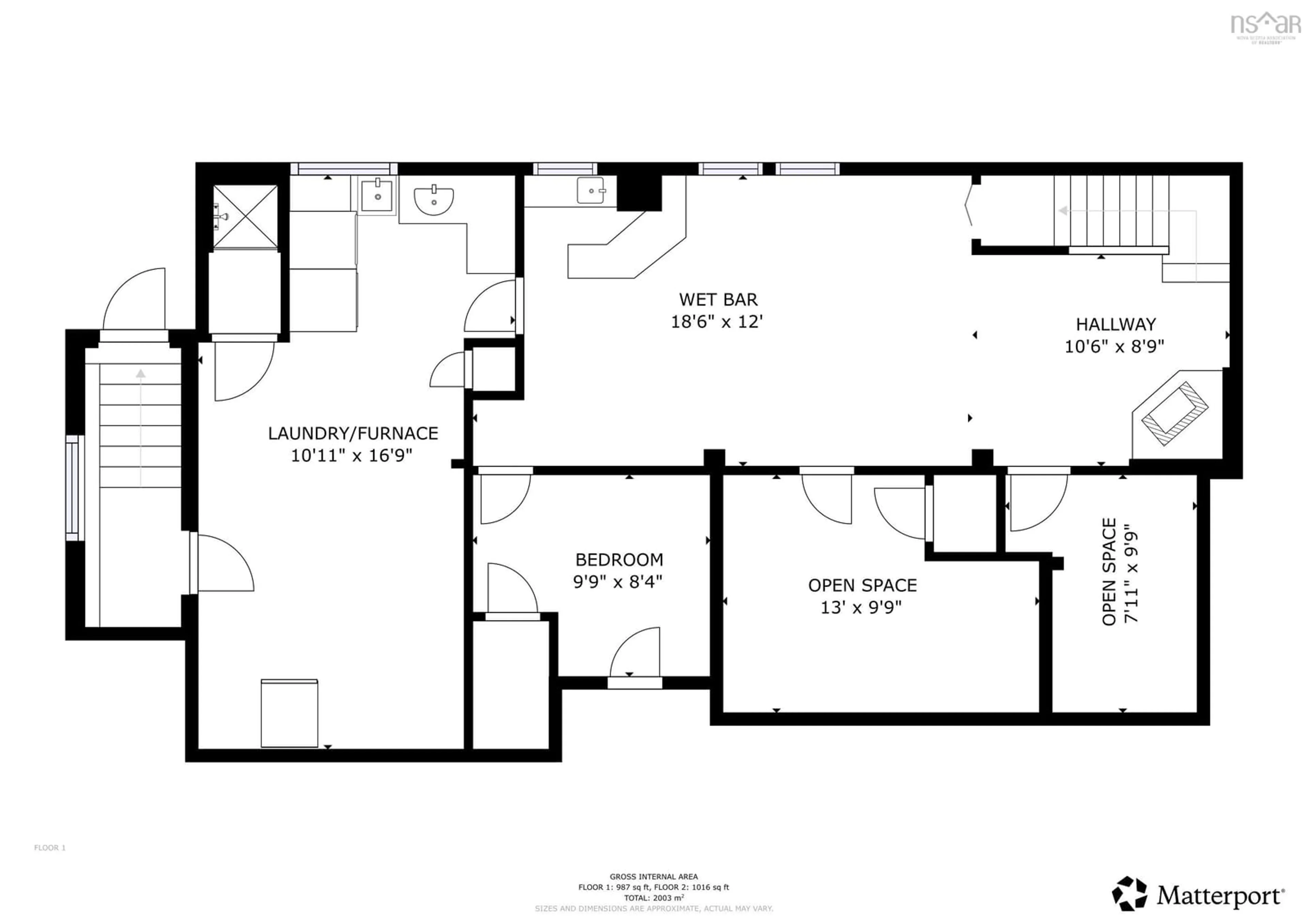 Floor plan for 8 Muriel Ave, Dartmouth Nova Scotia B2W 2E3
